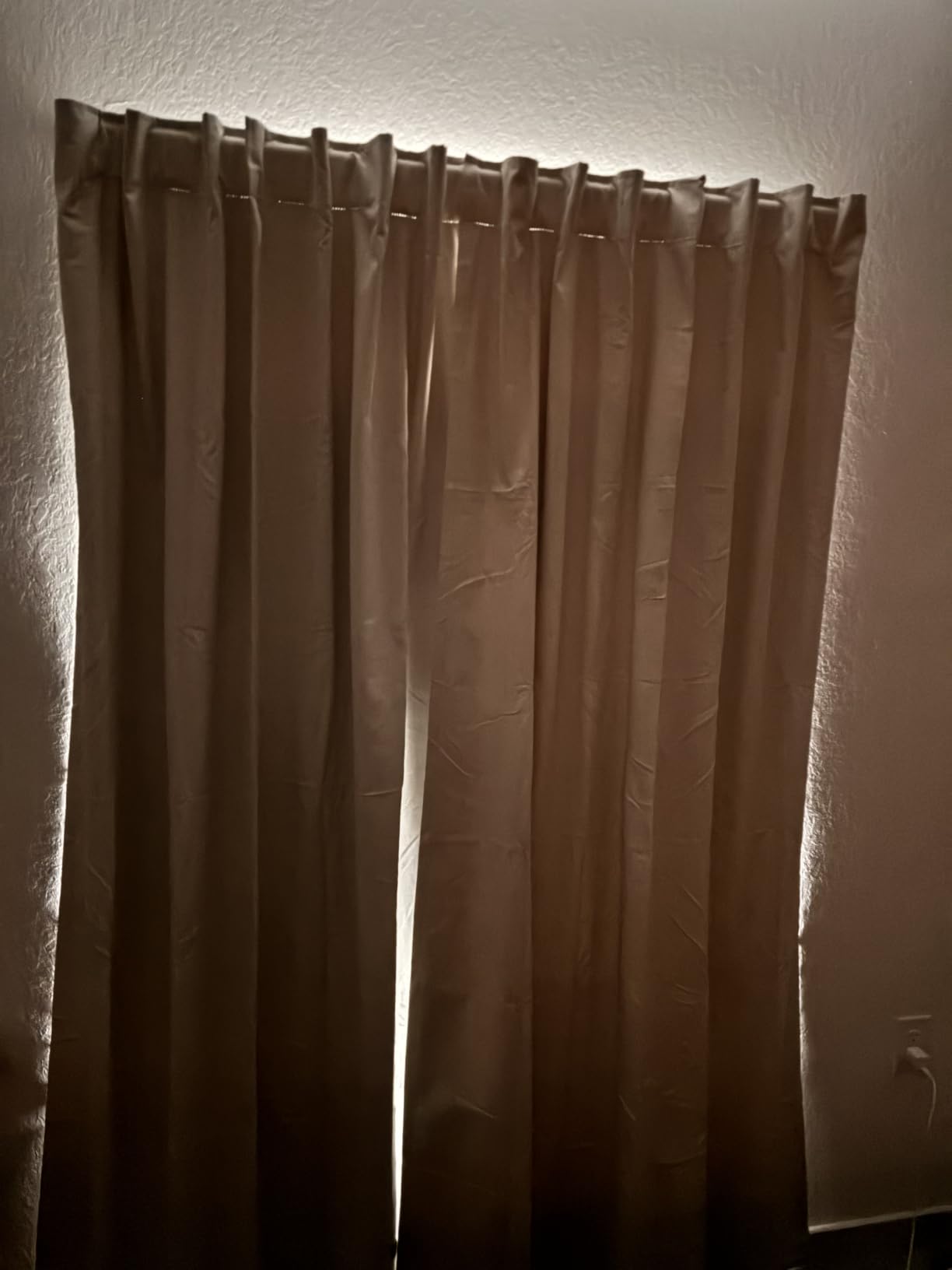 100% Blackout Curtains 90 Inch Long for Living Room 2 Panel Boho Modern Farmhouse Room Darkening Thermal Curtain for Winter Insulated Cream Linen Drape for Bedroom Aesthetic Patio Sliding Door Length customer photo 1