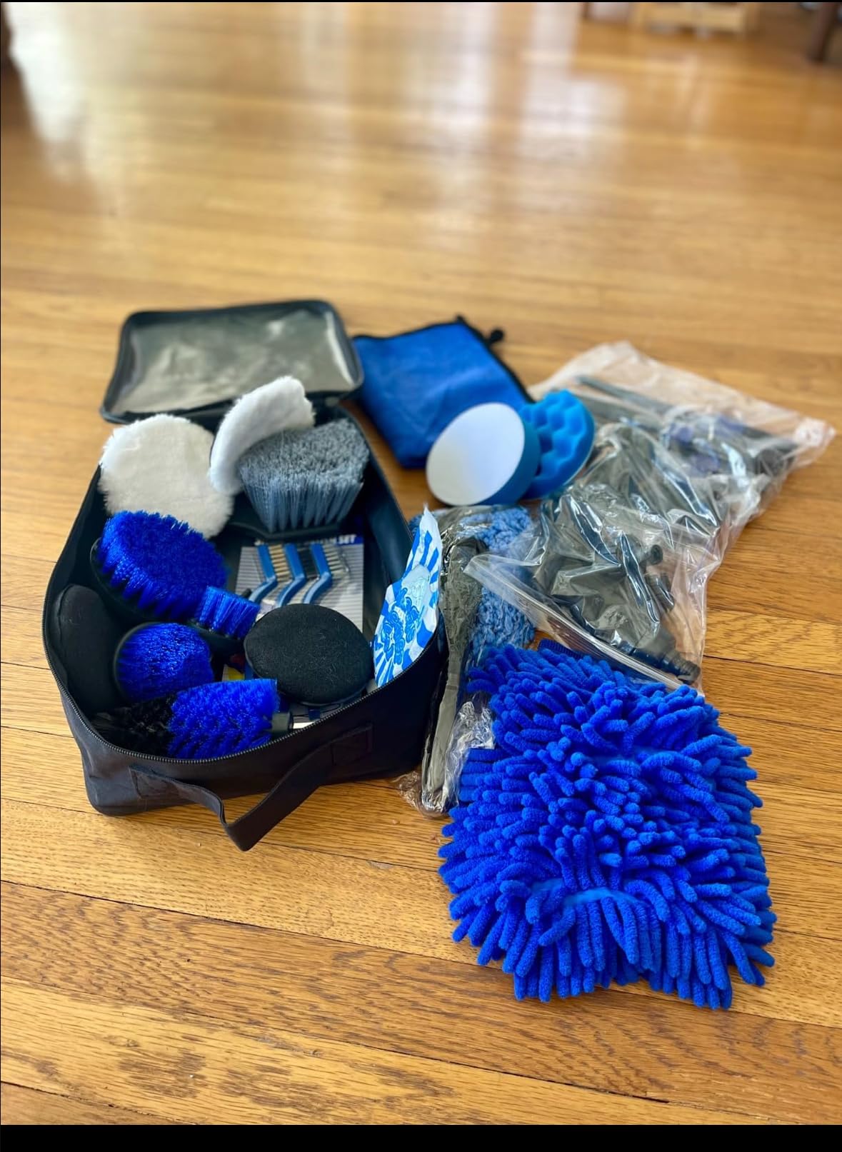 Qydipclin 45Pcs Car Detailing Kit, Car Detailing Brush Set, Car Wash Cleaning Kit customer photo 1