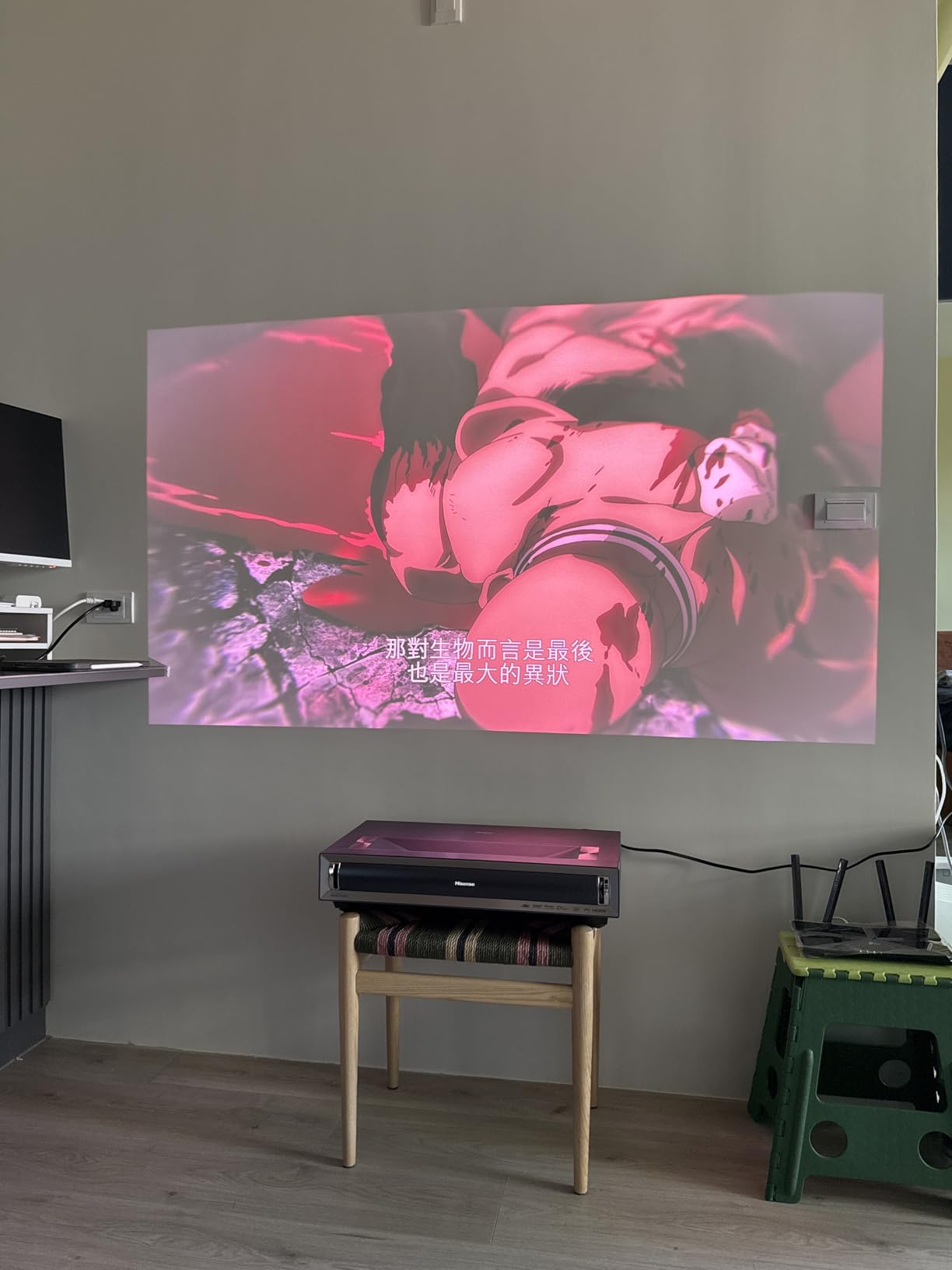 Hisense PX3-PRO Ultra Short Throw Triple Laser Projector, 4K UHD, 80 inch - 150 inch, 3,000 Lumens, 3000:1 Contrast, Dolby Vision & Atmos, IMAX Enhanced, 240 High Refresh Rate, Google TV, Designed for Xbox customer photo 1