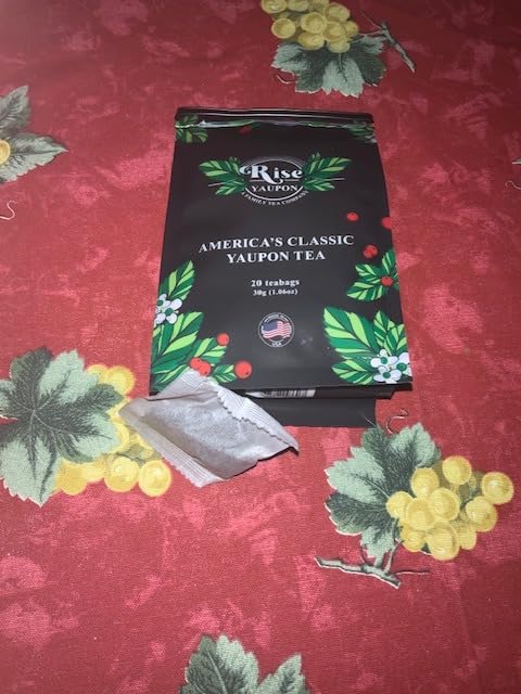 Rise Yaupon America's Classic Yaupon Holly Tea, 20 Tea Bags, 1.06 oz customer photo 2