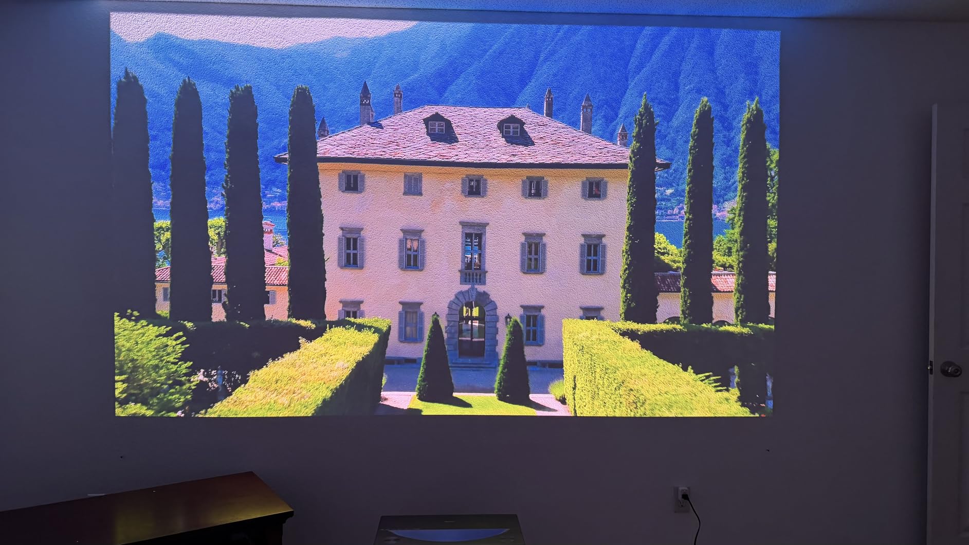 Hisense PL2, Ultra Short Throw Home Theater Laser Projector, 80 inch - 150 inch, 4K UHD, 2,700 Lumens, 3000:1 Contrast, Dolby Vision & Atmos, 3D, Google TV, WIFI 6E customer photo 2