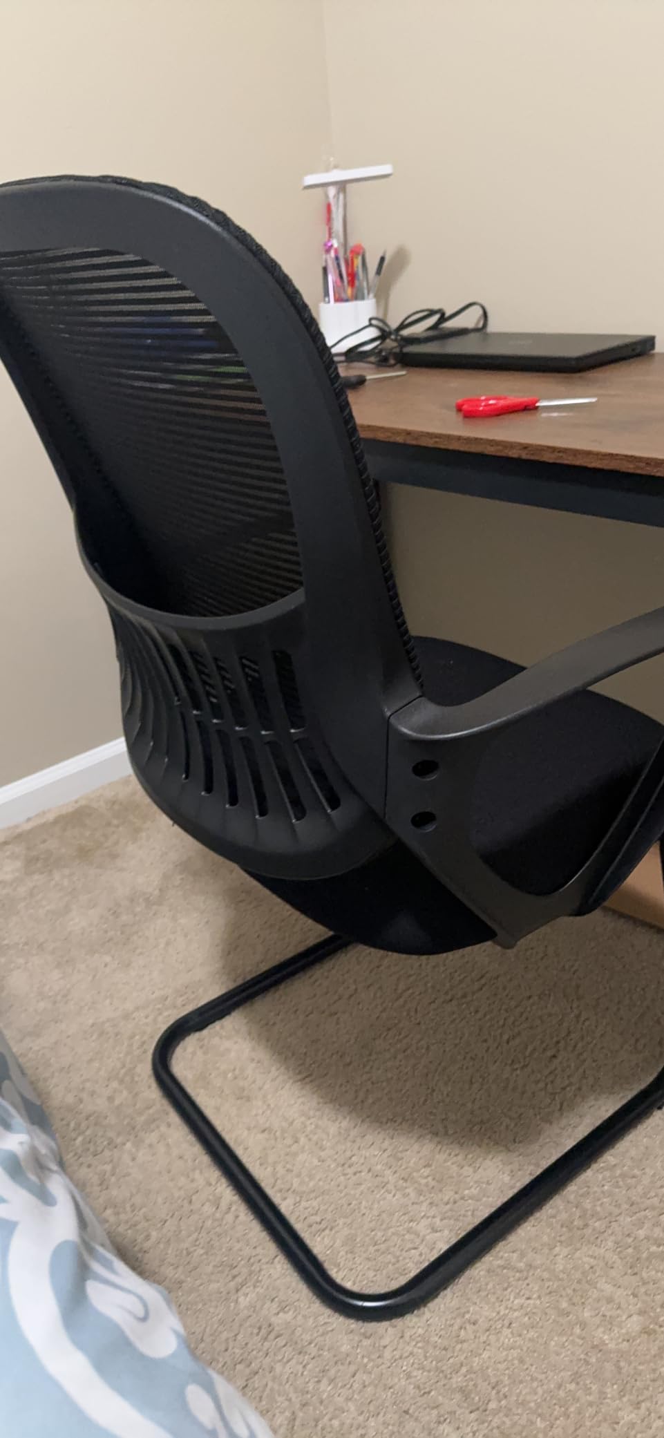 DUMOS Office Desk Chair with Sled Base, Ergonomic Executive Mesh Computer Chairs with Lumbar Support customer photo 1