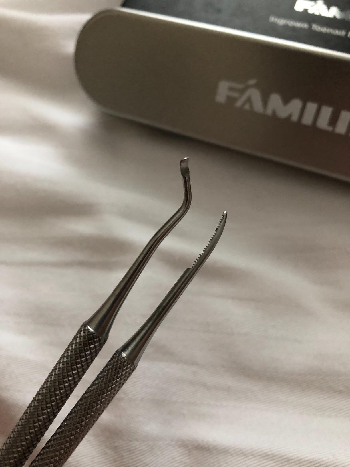 Famlife 7-Piece Professional Pedicure Kit with Toenail Scissors Cuticle Trimmer Nail File Pedicure Knife Blade, Stainless Steel Tools Ingrown Toenail Removal Kit for Nail Care customer photo 2