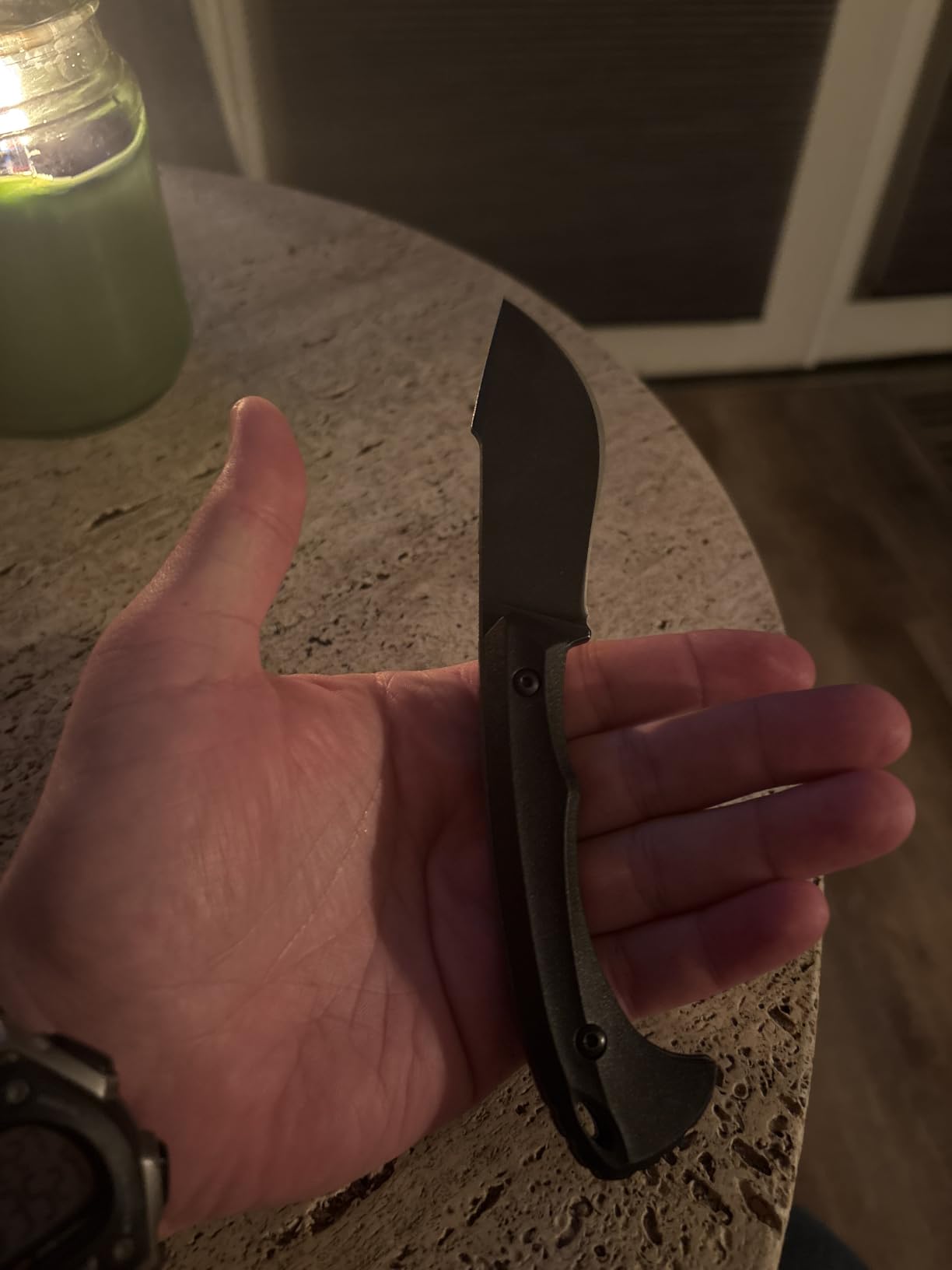 DRACHENADER Survival Knife with Fire Starter L-Y, 7.68