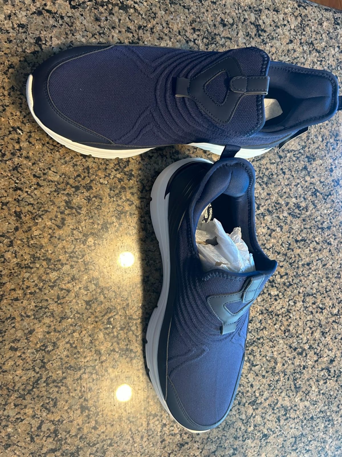 FitVille Men's Extra Wide Slip-On Walking Shoes, Hands-Free Orthopedic Sneakers with Arch Support for Plantar Fasciitis, Bunions and Hammertoes - Step Ease V1 customer photo 2