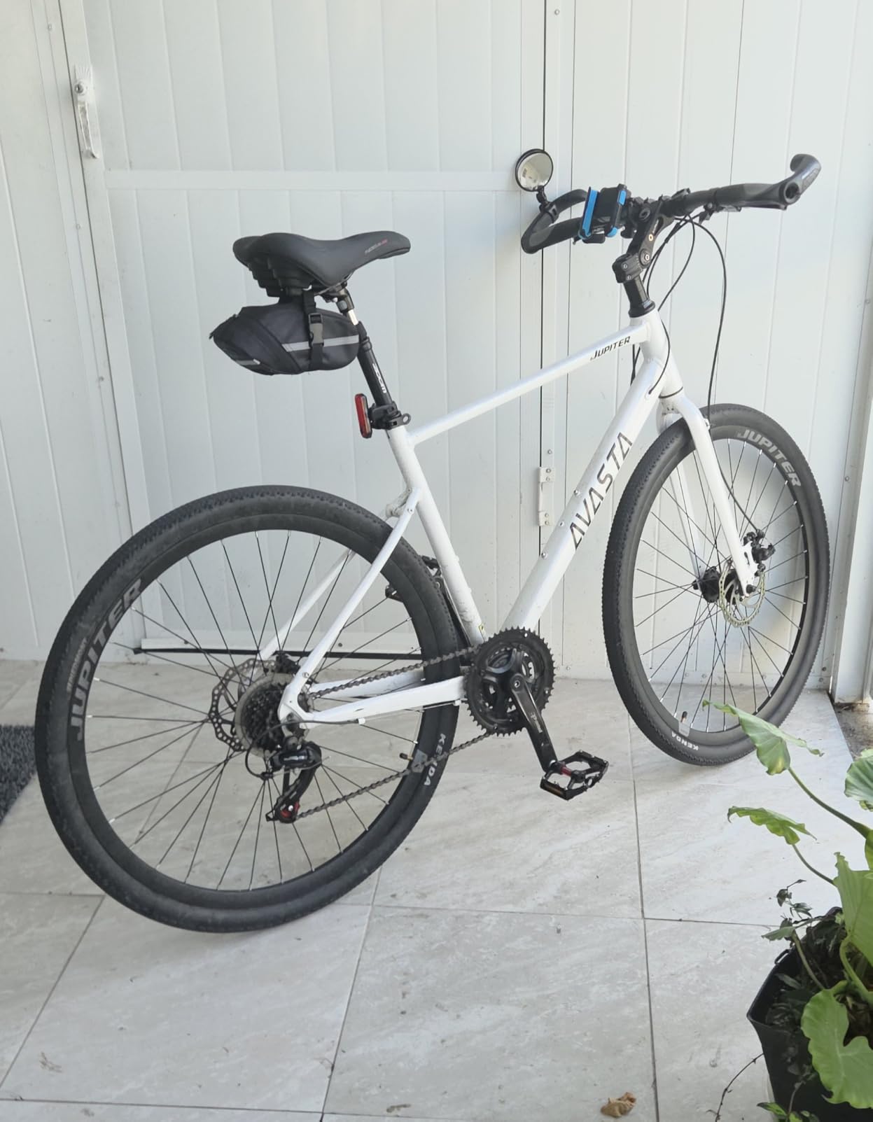 Jupiter 700C Road Adult Step-Over Hybrid Cycling Bike Bicycle, Aluminum Frame, 21-Speed, Dual Disc Brakes, Multiple Colors for Men Woman Male Female customer photo 2