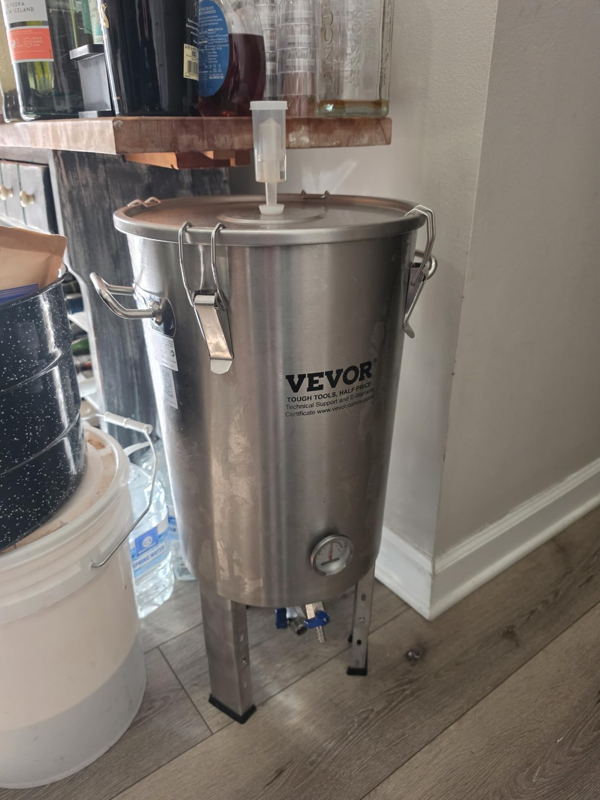 VEVOR Fermentation Tank 16 Gal, Stainless Steel Beer Brew Fermentor, Brew Bucket Fermentor for Home Brewing with Conical Base Brewing Equipment customer photo 1