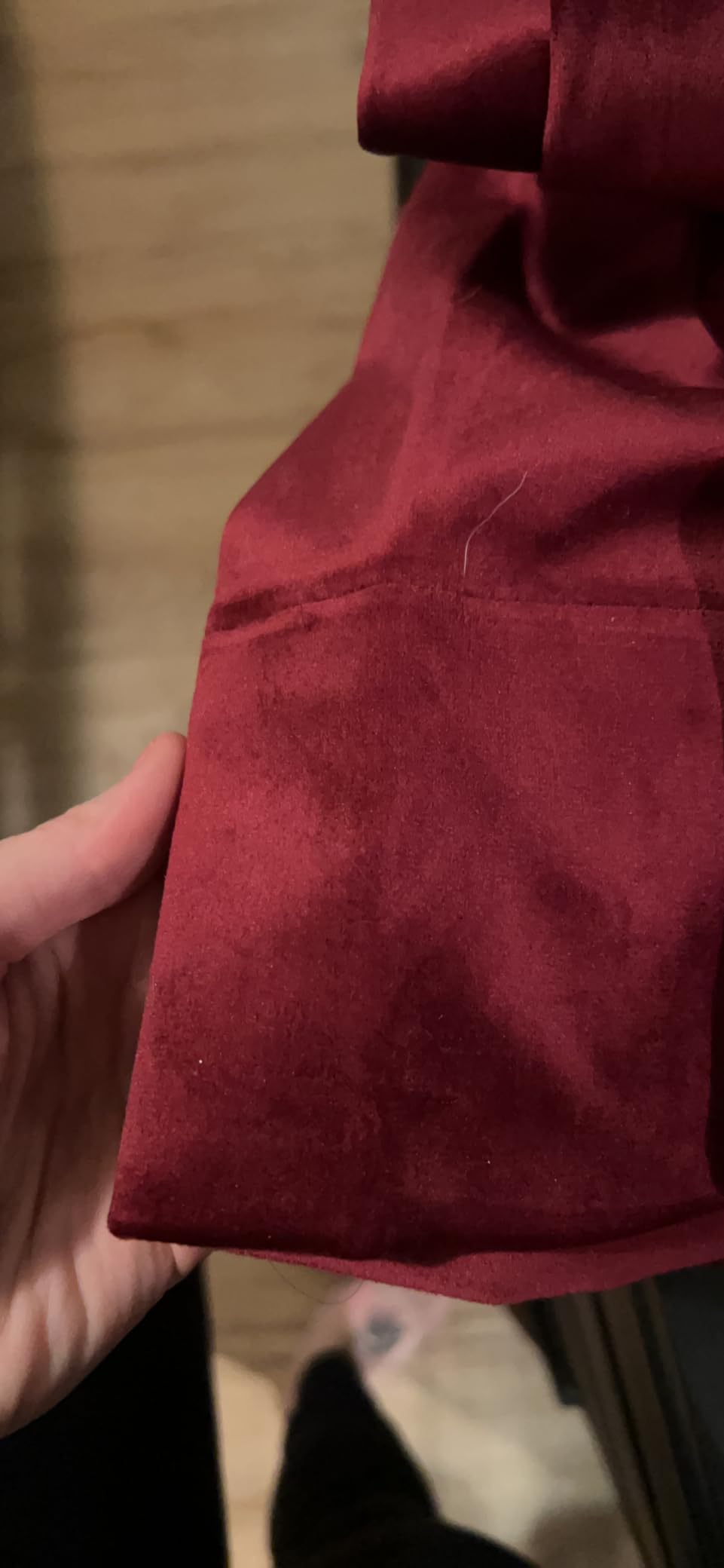 H.VERSAILTEX Luxury Velvet Curtains for Living Room, 108 Inch, Oatmeal | Luxury Velvet, Light Blocking, Room Darkening, Thermal Insulated, Grommet Top, Super Soft Drapes, 52 X 108 Inch, 2 Panels customer photo 2