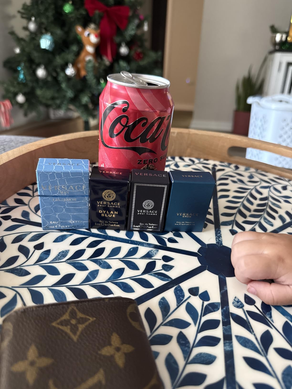 Versace Cologne for Men Set of 4 Mini Eros, Pour Homme, Dylan Blue, Eau Fraiche Perfume for Men Fragrance Sampler Set - Designer Mens Cologne Samples (4 Count, 0.17 oz) customer photo 1