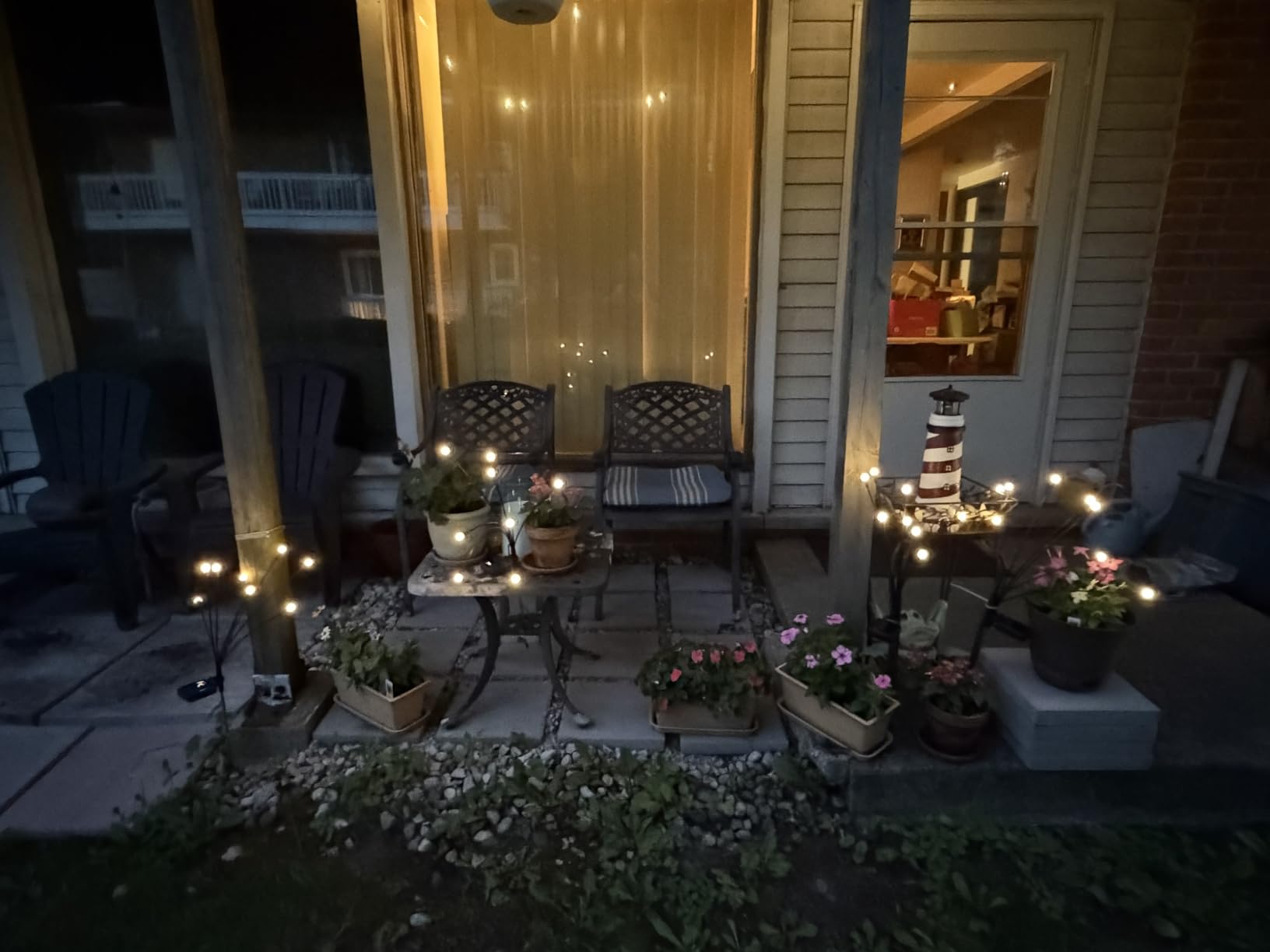 vignuto Solar Lights Outdoor Waterproof 4 Pack of 32 LEDs Garden Patio Firefly Decoration Unique Gifts Women Grandparents customer photo 1