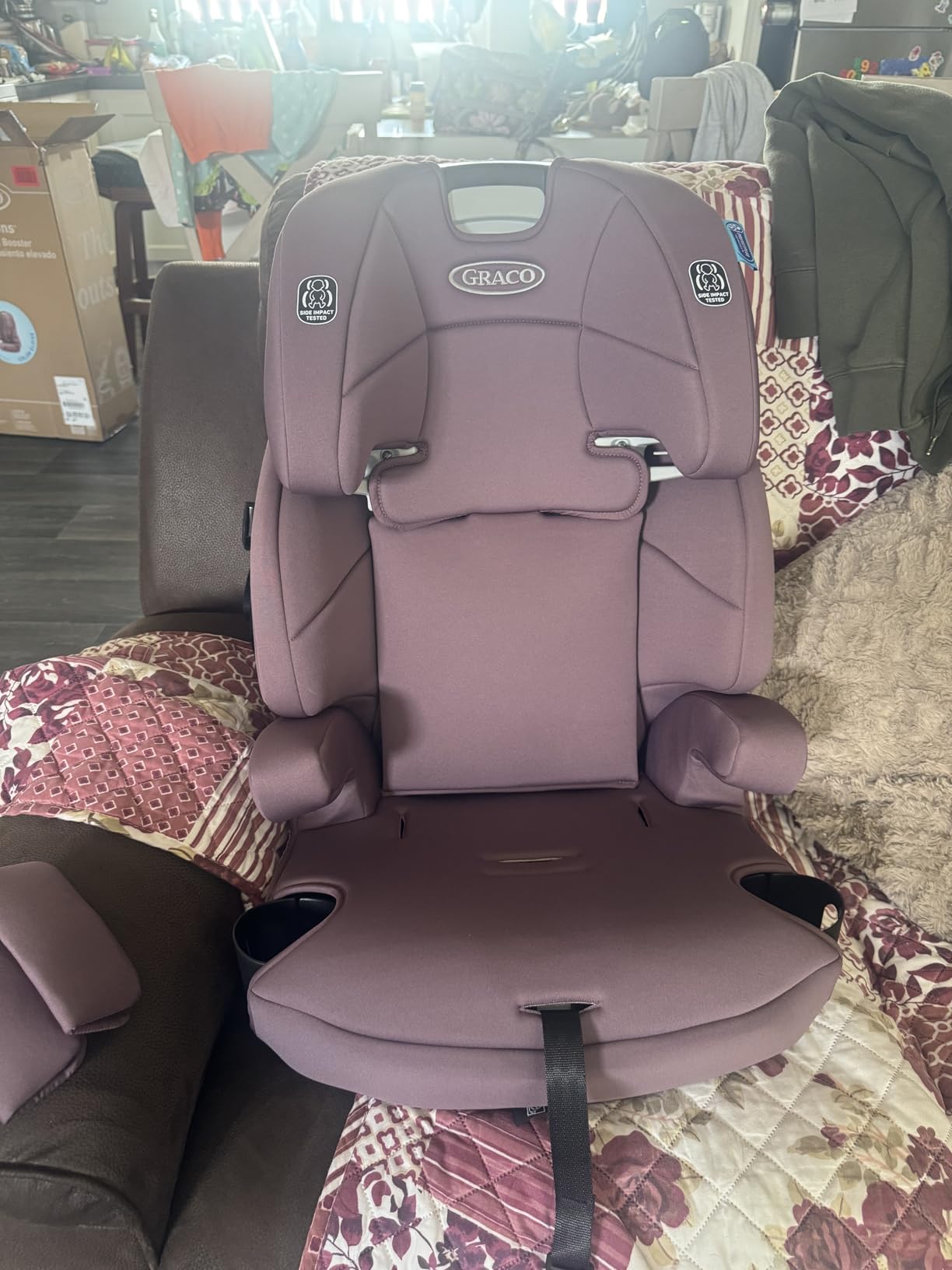 Graco Tranzitions 3-in-1 Harness Booster Car Seat, Forward Facing Car Seat, Highback, to Backless Booster, Proof customer photo 1