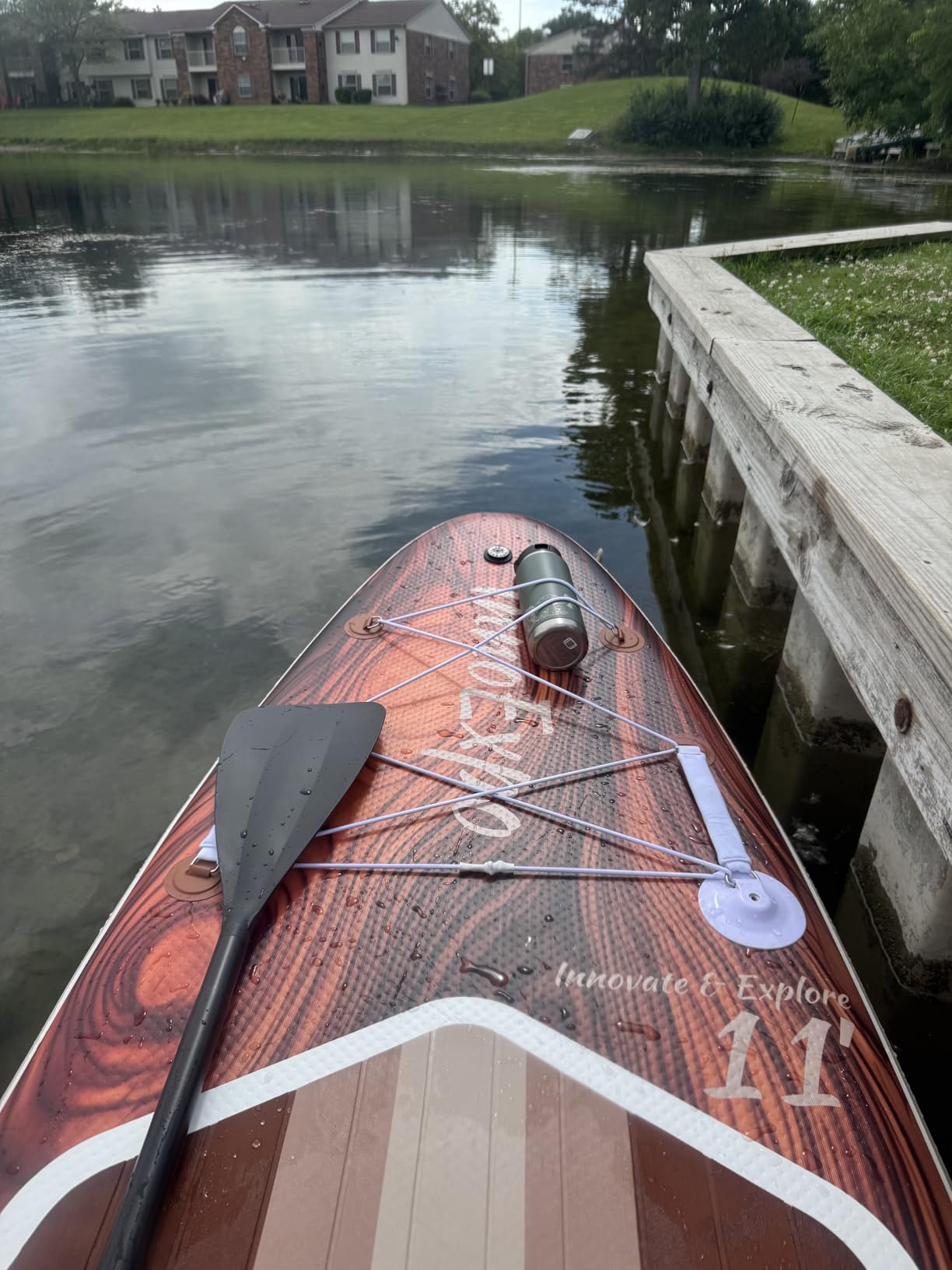 InnoExpo 11' Inflatable Stand Up Paddle Boards with Premium Accessories, Wide Stable SUP Paddle Board Design, Non-Slip Comfort Deck for Youth & Adults customer photo 1