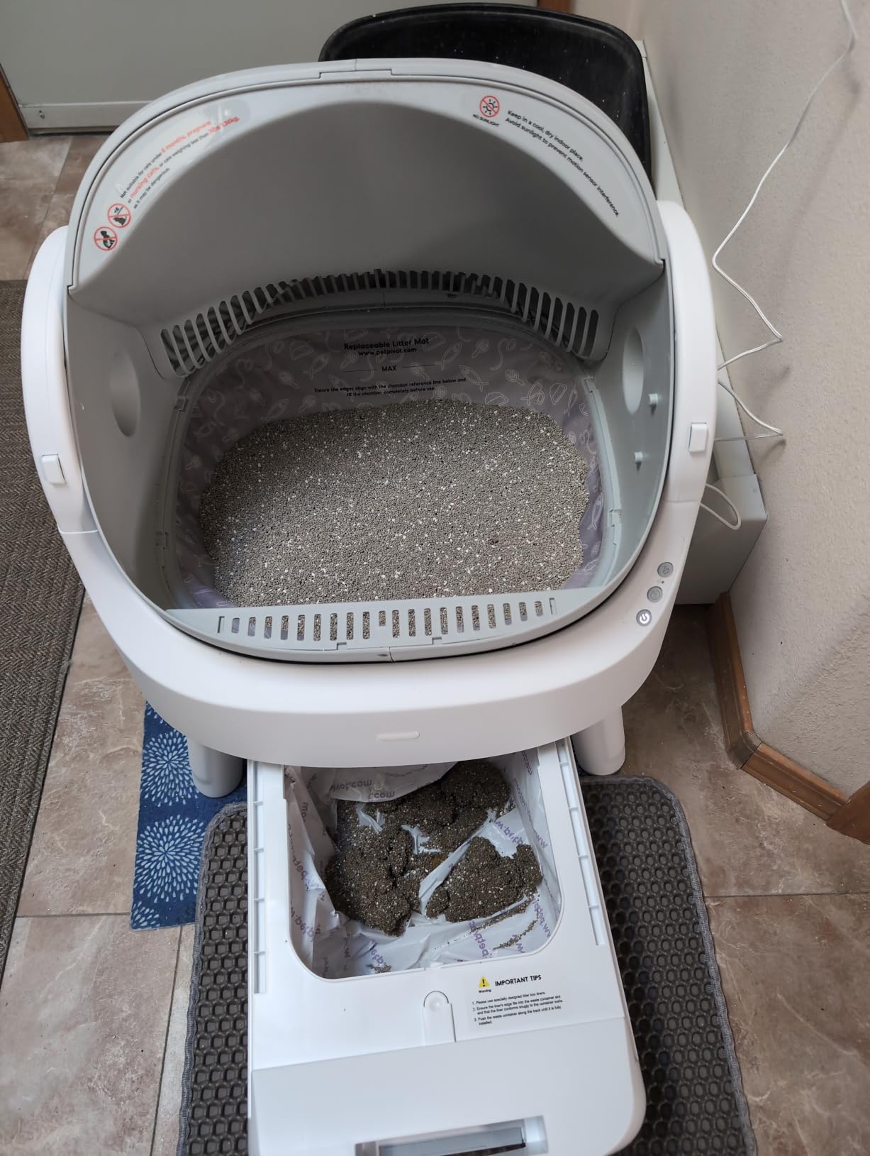 Self Cleaning Cat Litter Box, Automatic Litter Box for Multiple Cats, Integrated Safety Protection with Open-Top Design customer photo 2