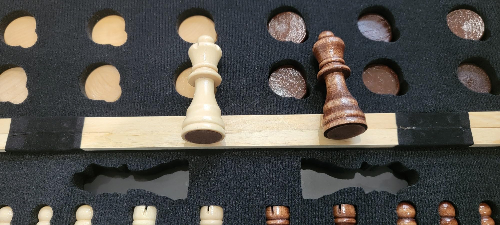 Magnetic Chess & Checkers Set | 15