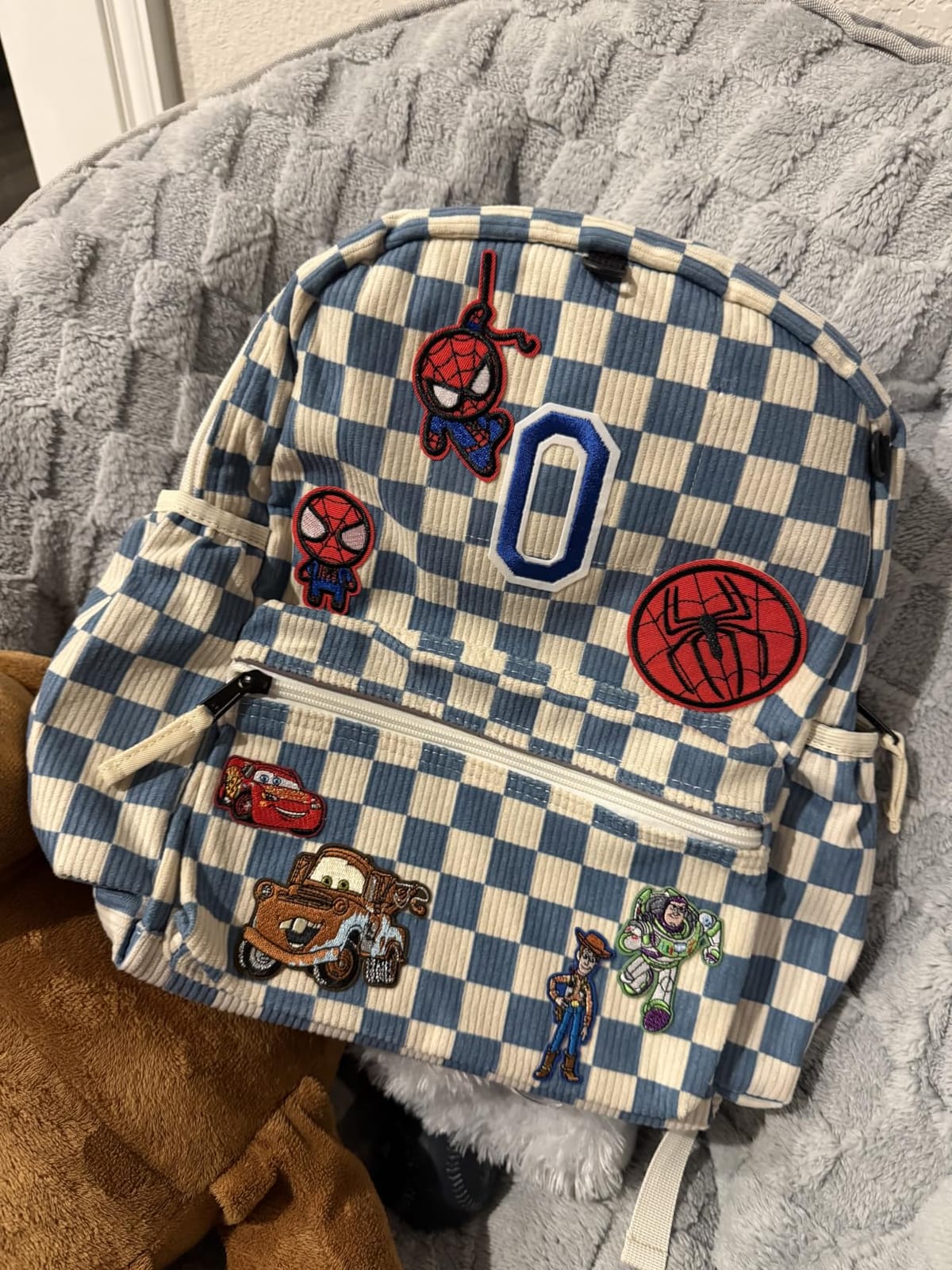 Corduroy Toddler Backpack for Boys Girls Kids Preschool Backpacks customer photo 2