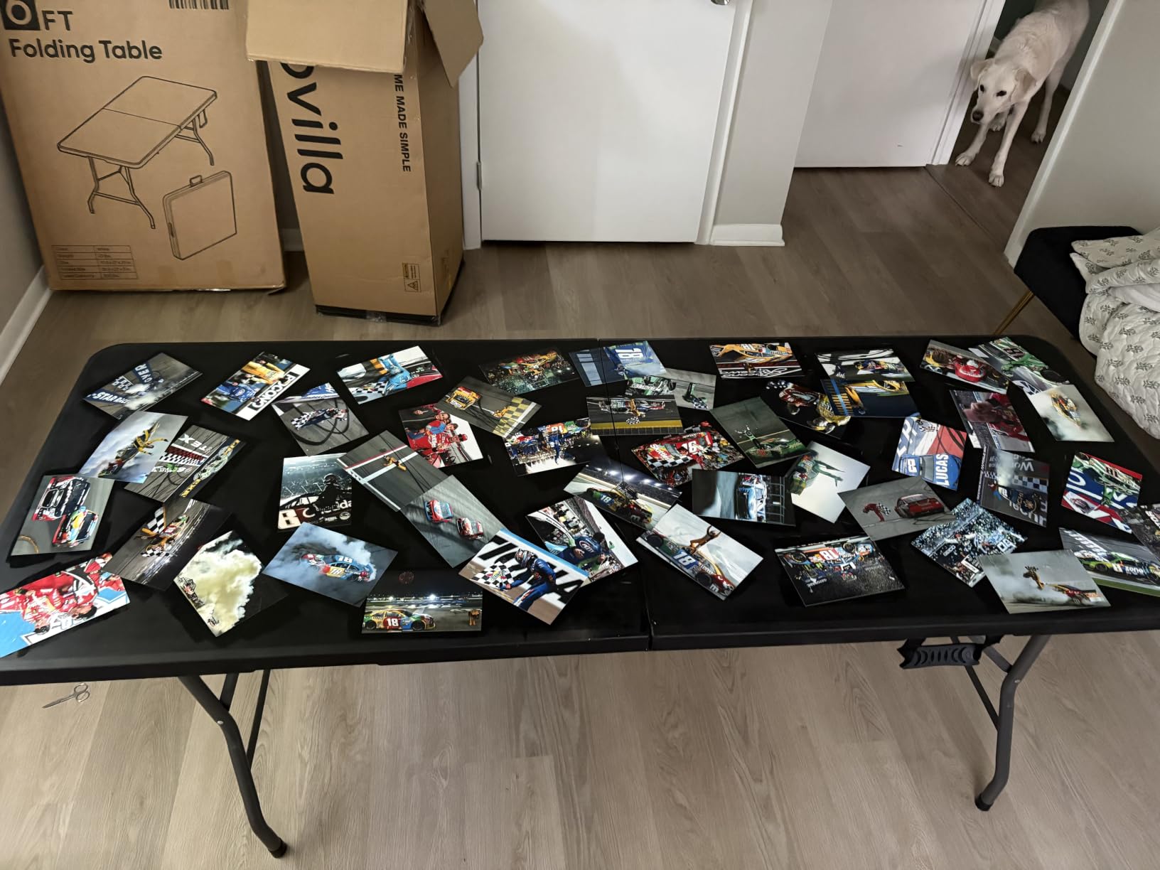 6 Feet Foldable Table with Built in Handle & Steel Legs | 6FT Heavy Duty Folding Portable | Perfect for Party, Dining, Wedding, Events, Picnic Indoor, Outdoor, Camping, Utility, Folding - 6 Foot customer photo 2