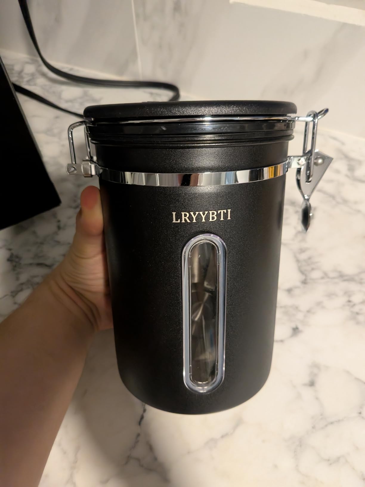 Coffee Canisters with Window,Airtight Coffee Container, 22oz customer photo 2