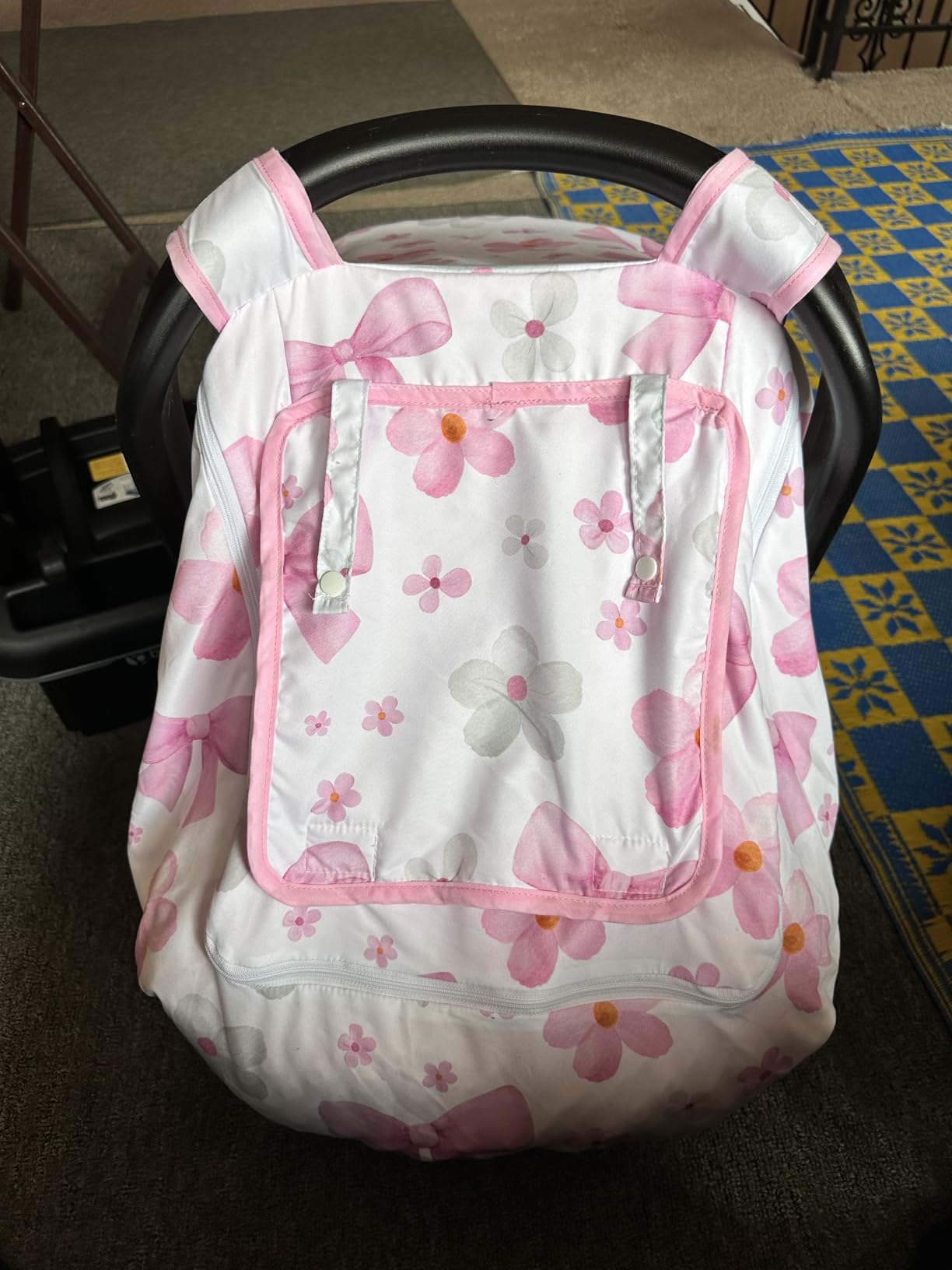 Baby Trend EZ-Lift PRO Infant Car Seat, Dash Rose - Lightweight Premium Carry, Plush Infant Cushioning, Adjustable Harness Support customer photo 1