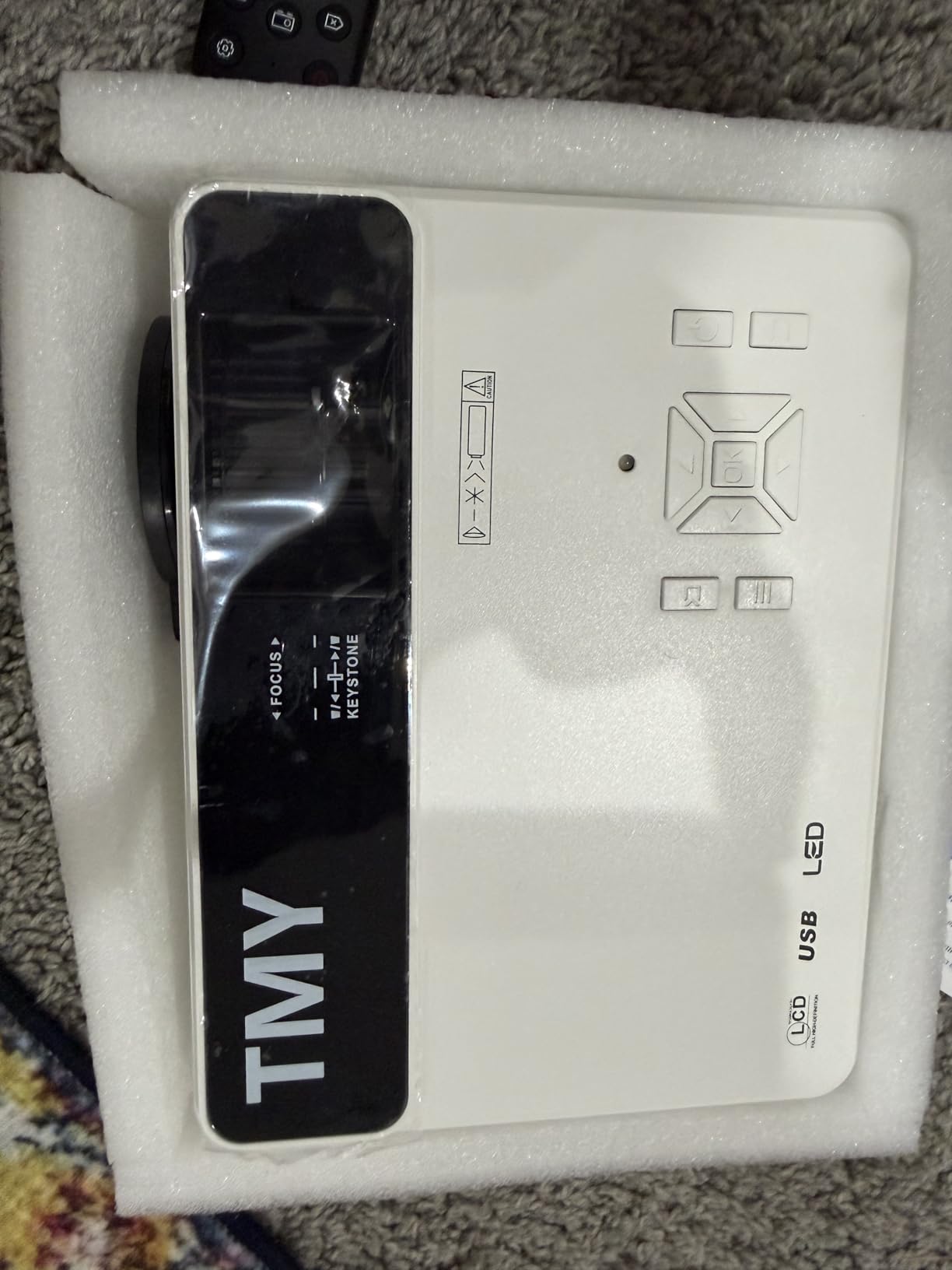 TMY 1080P Mini Projector Built in Netflix app customer photo 2