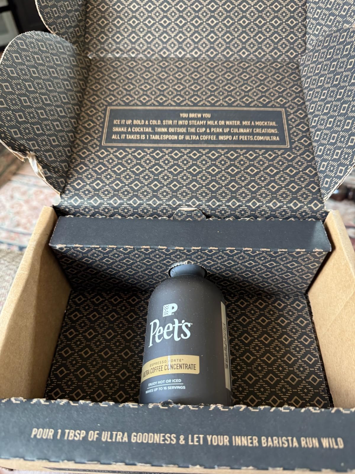 Peet's Coffee Liquid Concentrate Coffee, Dark Roast, Ultra Coffee, 8 Ounces customer photo 1