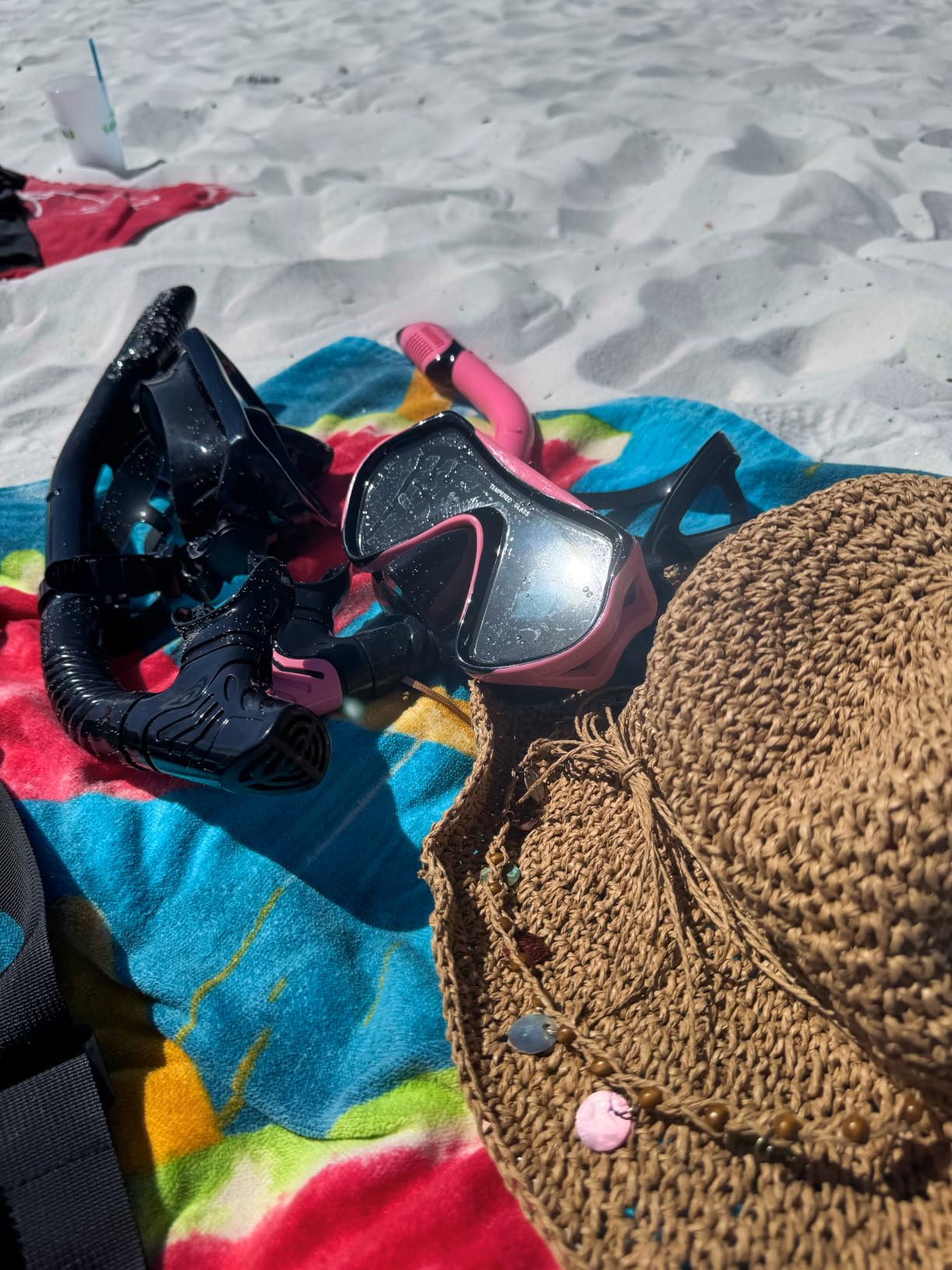 JRing Snorkeling Gear for Adults, Snorkel Mask Set Anti Fog Goggles Dry Snorkel | 180 Degree Tempered Glass, Anti Fog Goggles, Dry Top Snorkel, for Swimming Scuba Diving customer photo 2