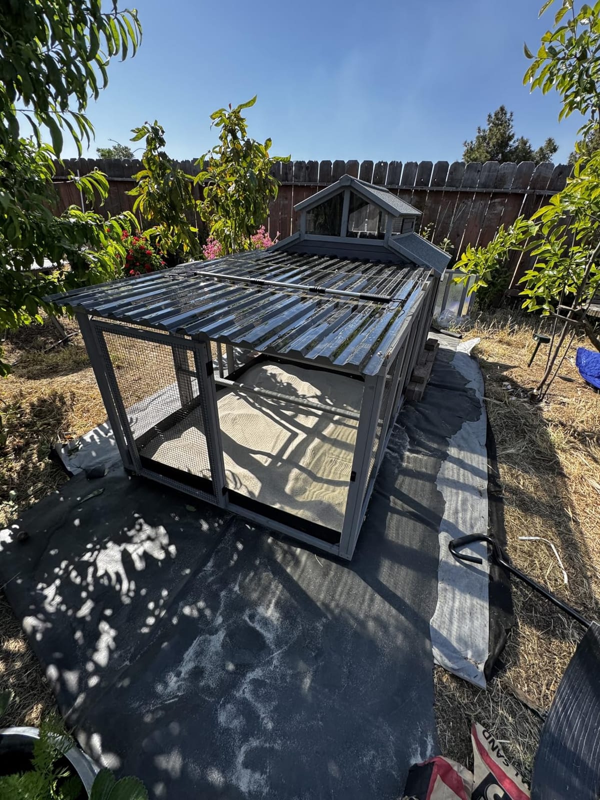 GUTINNEEN Chicken Coop Large Hen House for 8-10 Chickens Wooden Poultry Cage with Run and Nesting Box 115in customer photo 2