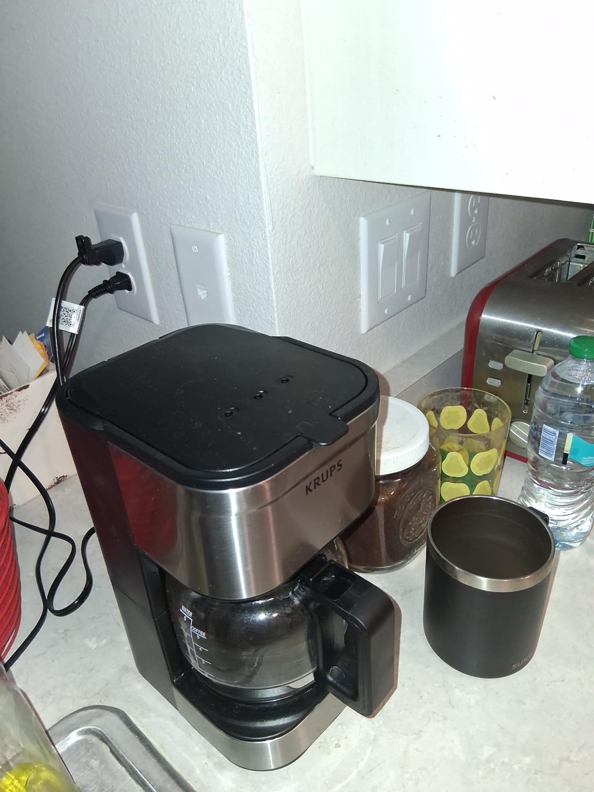 KRUPS Essential Brewer 8 Cup Drip Coffee Maker Machine, SCA-Certified, Blooming Technology, Barista-Quality, Pour Over Coffee Machine, Easy to Clean, Stainless Steel Design, Silver customer photo 1