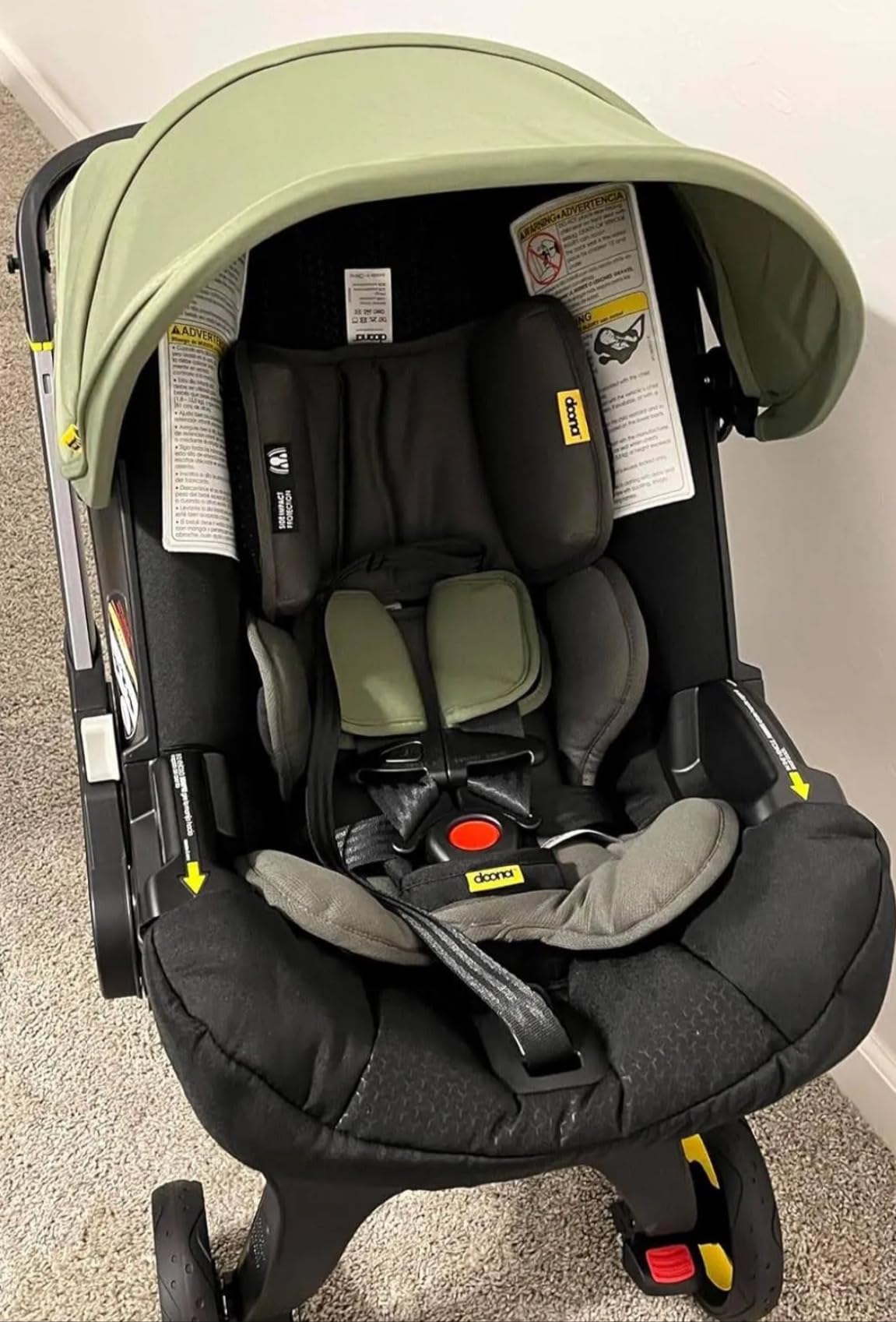 Doona Car Seat & Stroller, Slate Green - All-in-One Travel System customer photo 2
