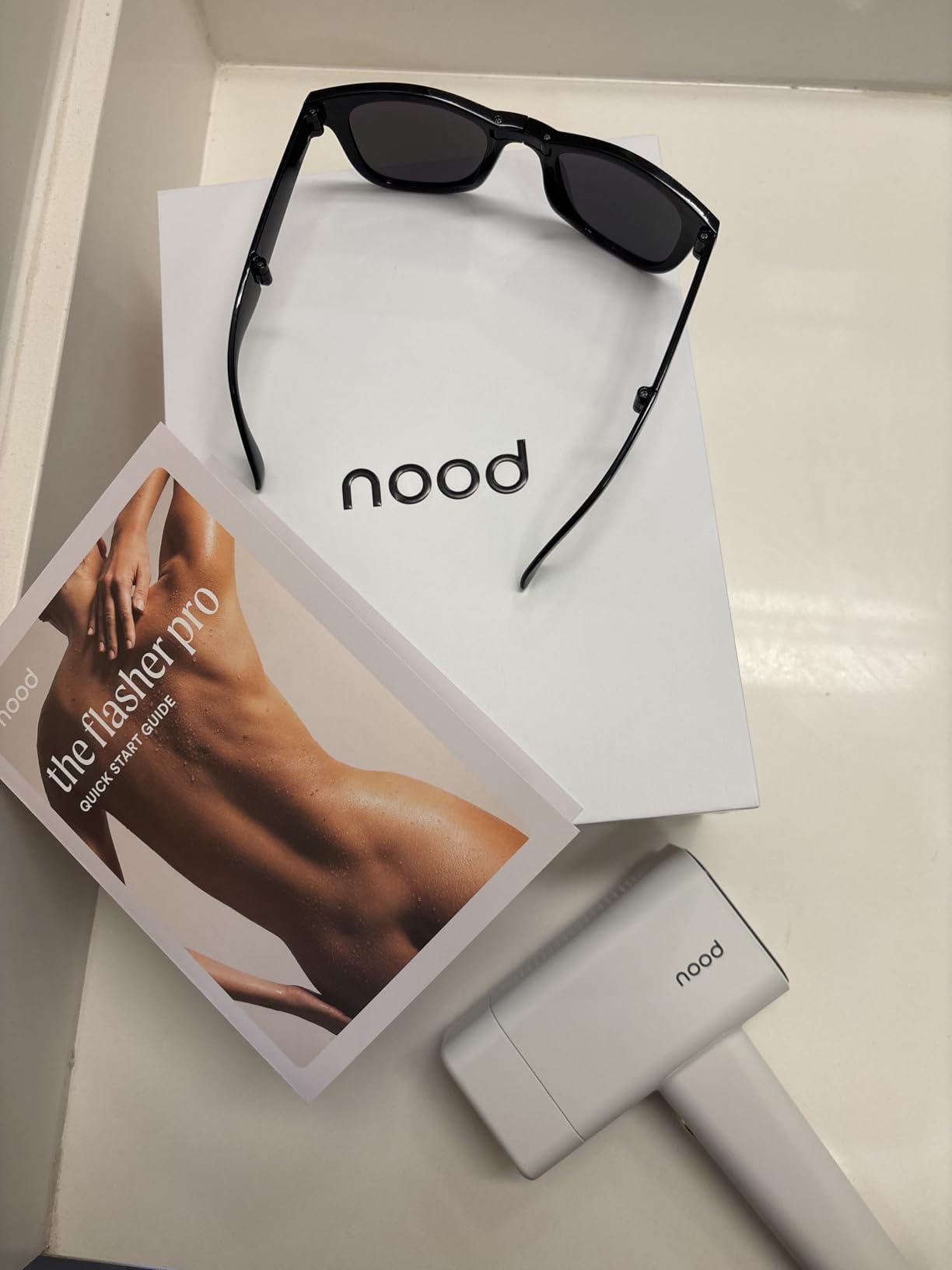 Nood Flasher Pro IPL Laser Hair Removal Device, Clinical-Grade Permanent Results At Home, CryoSoothe Tech with 5 Power Settings, Pain-Free 10 Min Sessions customer photo 2