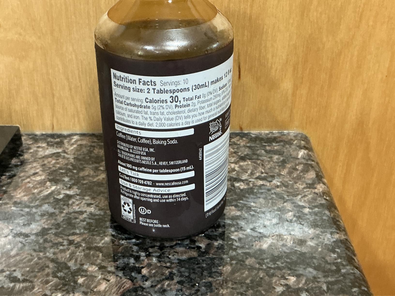 NESCAFÉ Espresso Concentrate Black, 10 fl oz Bottle - Iced Coffee / Cold Brew Style customer photo 1