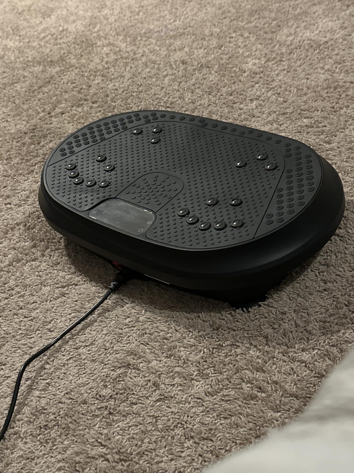 HVX Vibration Plate Exercise Machine 450 lbs Capacity Lymphatic Drainage | Vibrating Fitness Platform Full Body Shaker Workout Equipment Vibration Platform Machine Shaping Vibrate Board for Home Sport customer photo 1