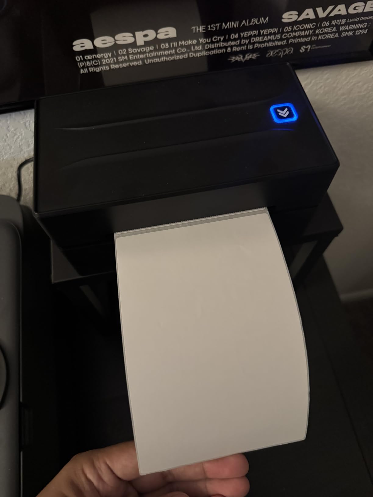 Thermal Shipping Label Printer 4x6 Bluetooth Label Maker for Small Business | Wireless Mailing Shipping Printer for USPS UPS Amazon Shopify Etsy - Compatible with iPhone Android Windows & Mac (Black) customer photo 1