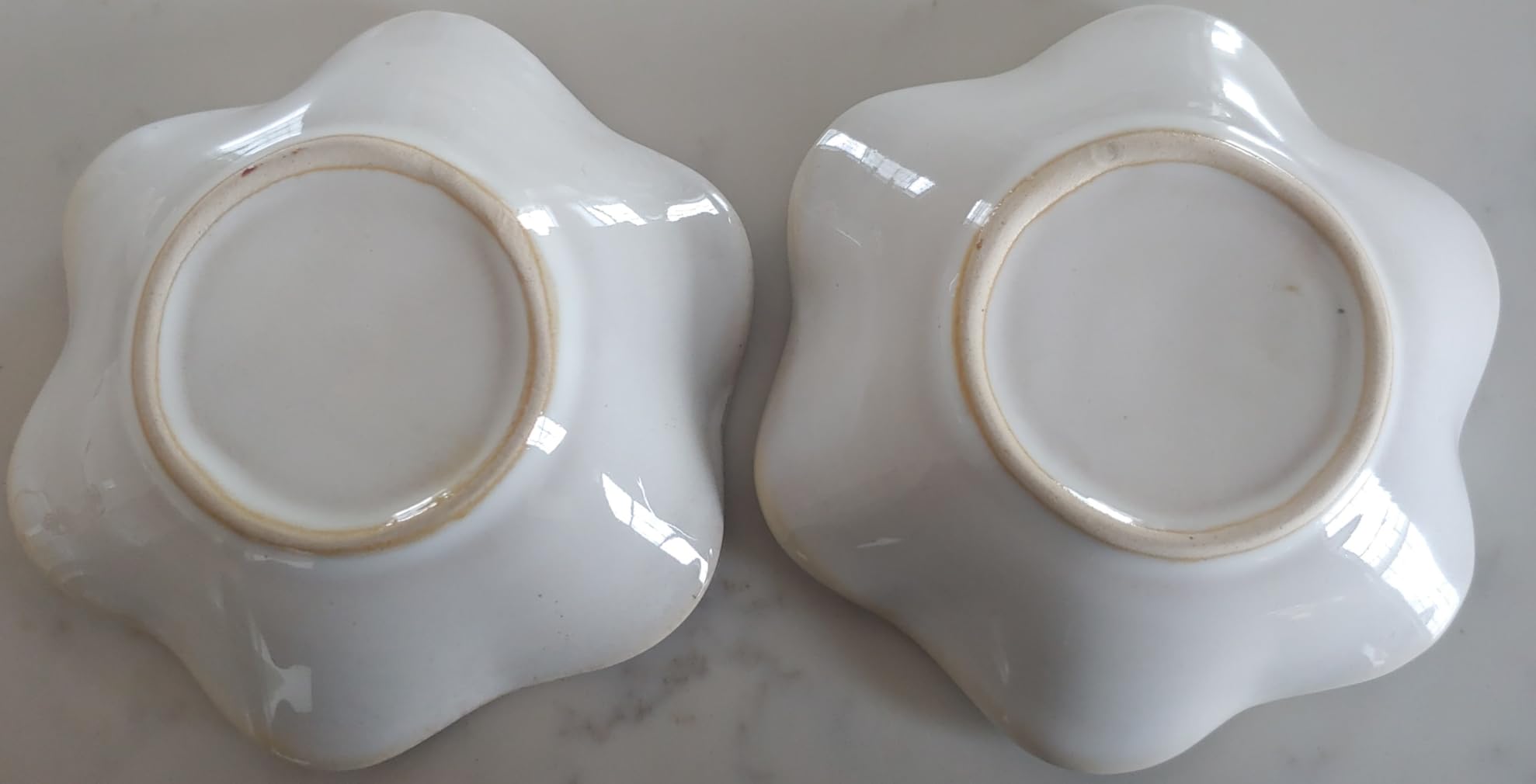 2Pcs Ceramic Jewelry Dish - Lotus Leaf Shape, Blue & White Tea Bag Holder Ring Holder Necklace Trinket Tray customer photo 2