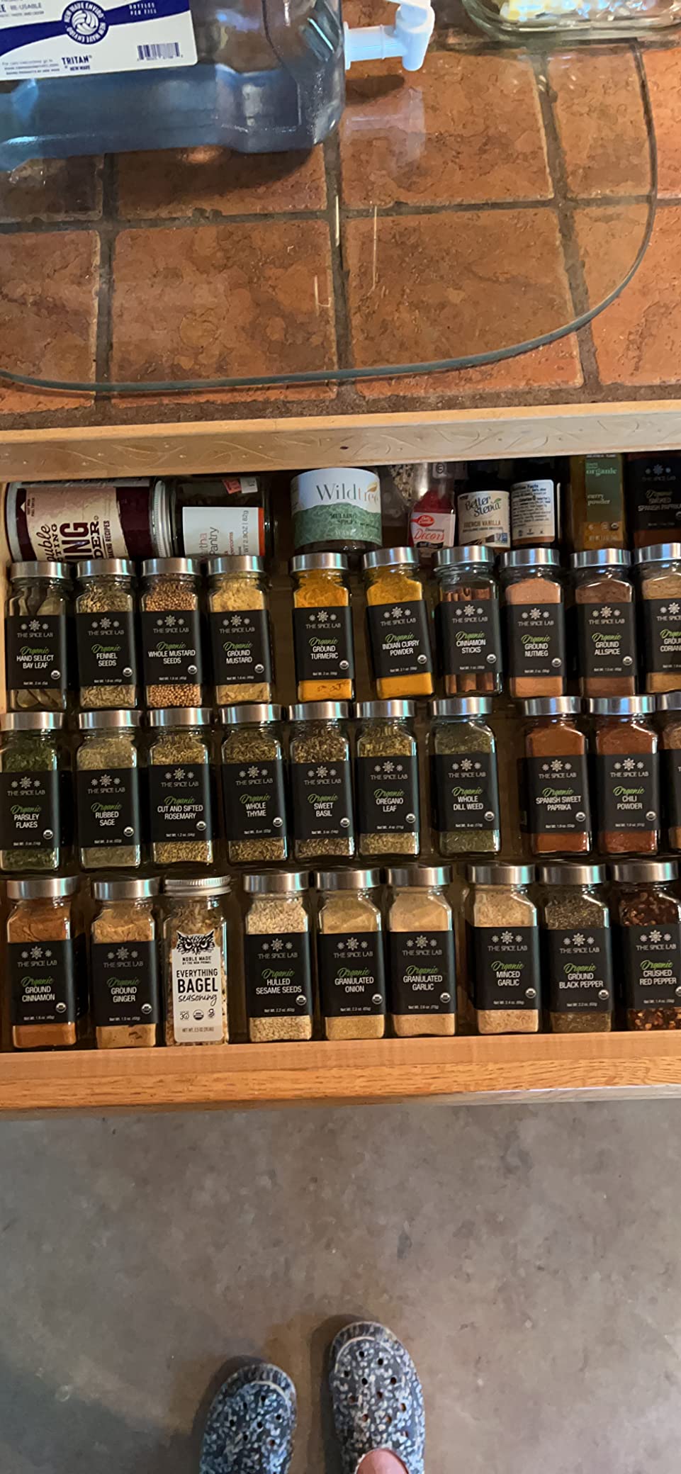The Spice Lab Organic Spices and Seasonings Set, 24 Jars Spice Variety Pack customer photo 2