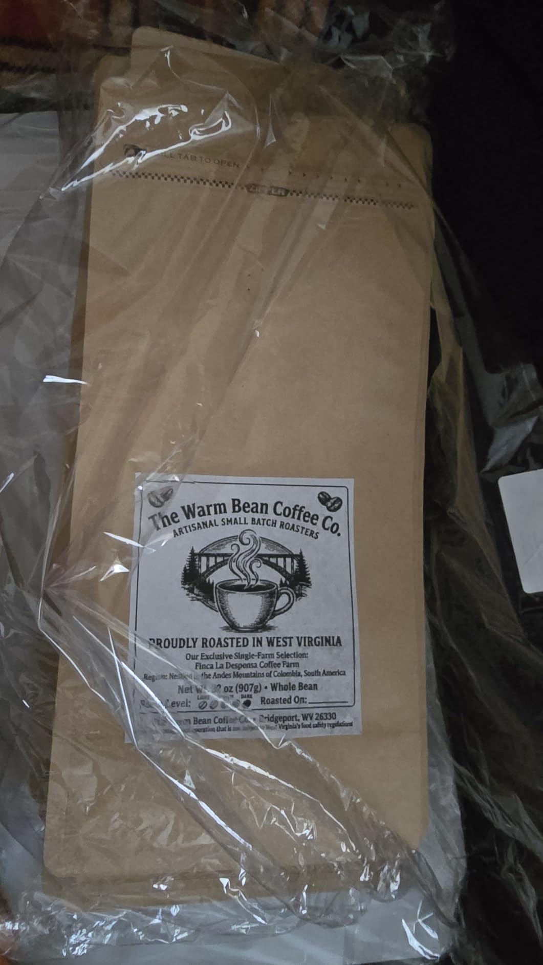 New 2.5 KG Large Capacity Coffee Bags with Valve (50 PCS) Black Sides White High Barrier Aluminum Foil Flat Bottom Standing Coffee Beans Storage Packaging Bags, Reusable Heat Seal Side Zipper Pouches customer photo 2