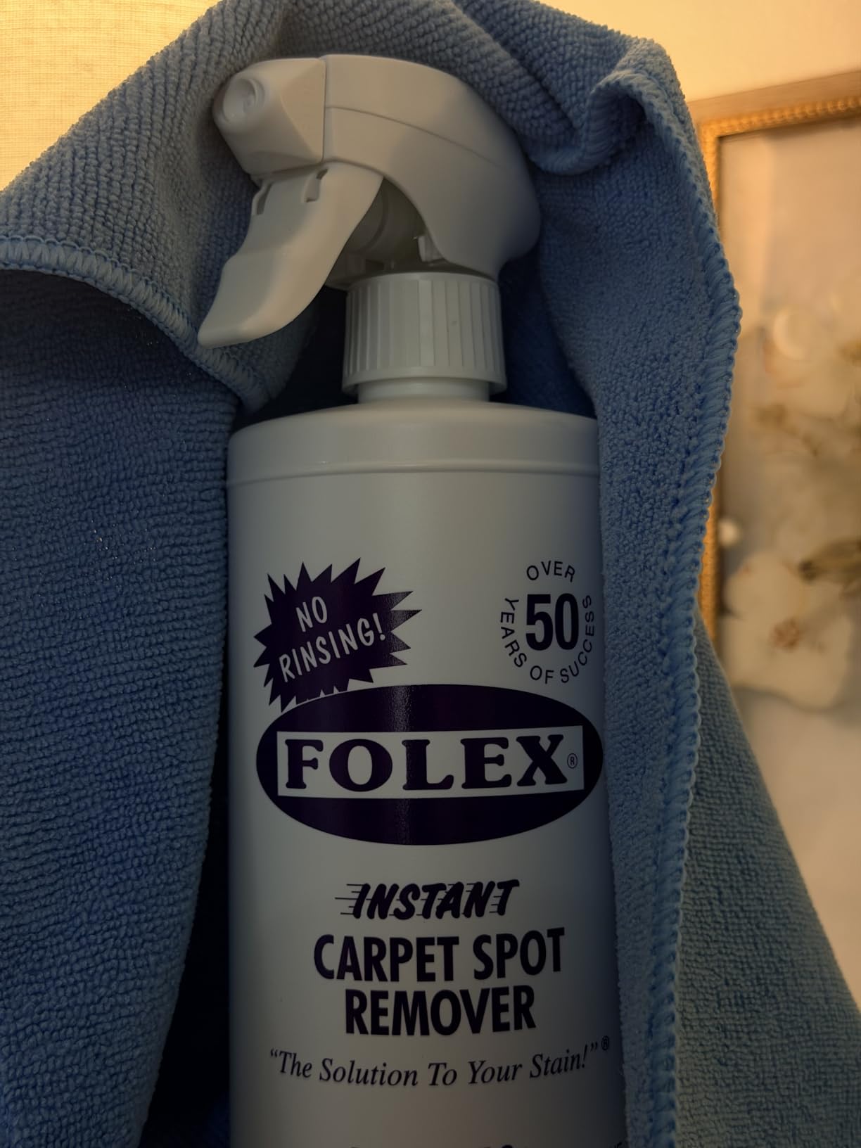 FOLEX Instant Carpet Spot Remover 32 oz - Powerful Stain Remover for Carpets, Upholstery & Rugs - Eliminates Red Wine, Pet Stains customer photo 1