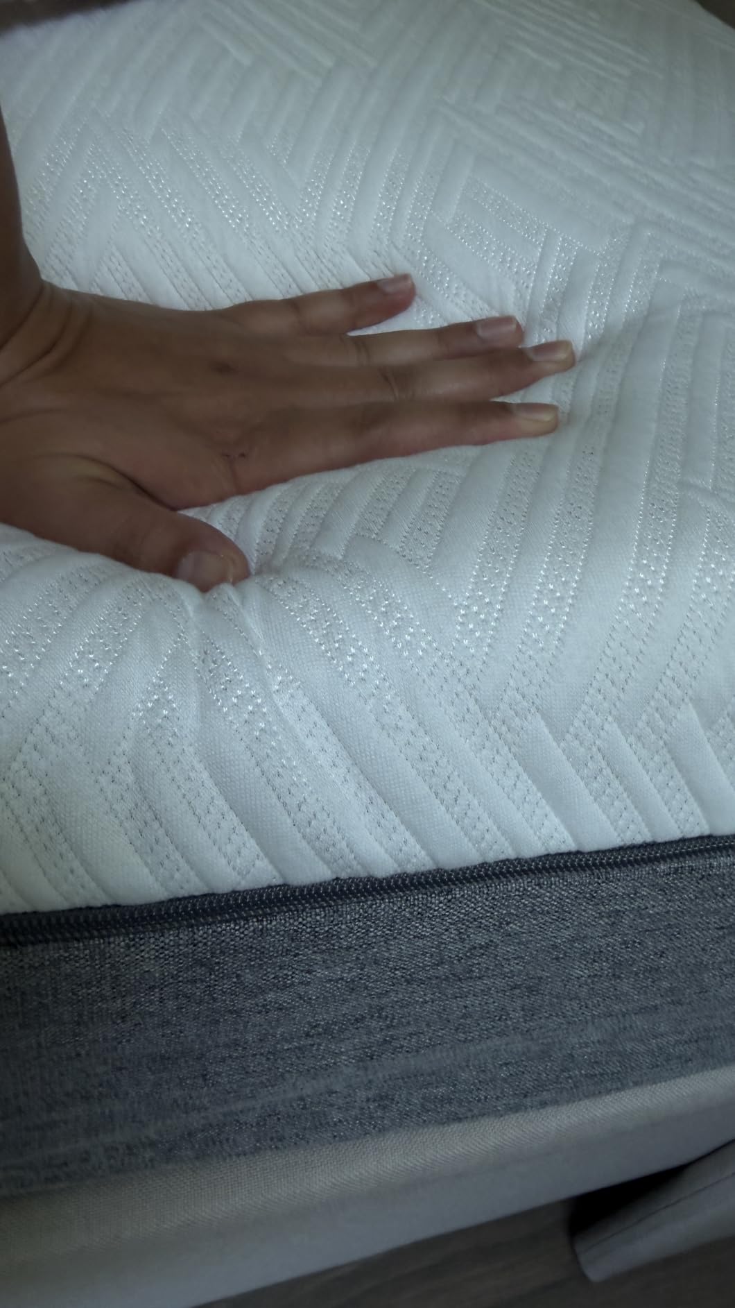 Novilla 14 Inch King Size Memory Foam Mattress in a Box, Pressure Relieving & Plush Comfort, Bliss, Grey customer photo 2