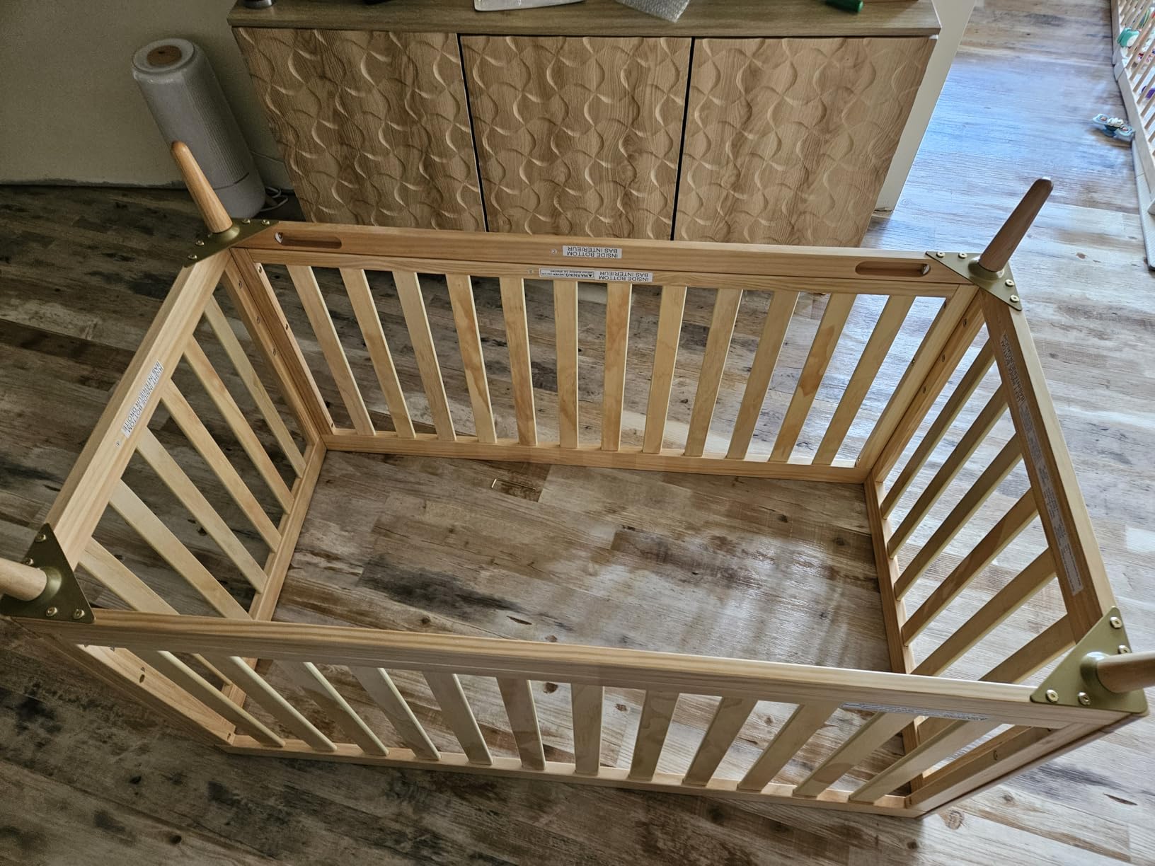 Delta Children Essex 4-in-1 Convertible Crib - Greenguard Gold Certified, Chestnut customer photo 1