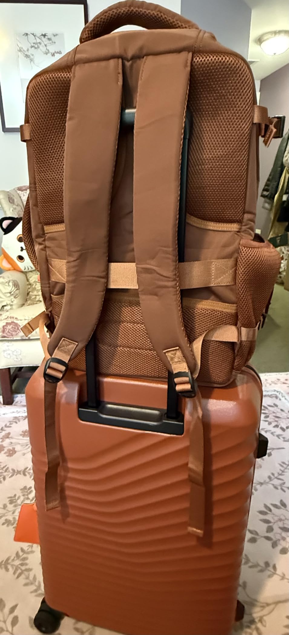 Taygeer Laptop Backpack, Carry On Backpack with 17.3inch Laptop Compartment | Airline Approved TSA Friendly Backpacks for Nursing Doctor Business Travel, Travel Daypack for Work Essentials, Peacock Blue customer photo 2