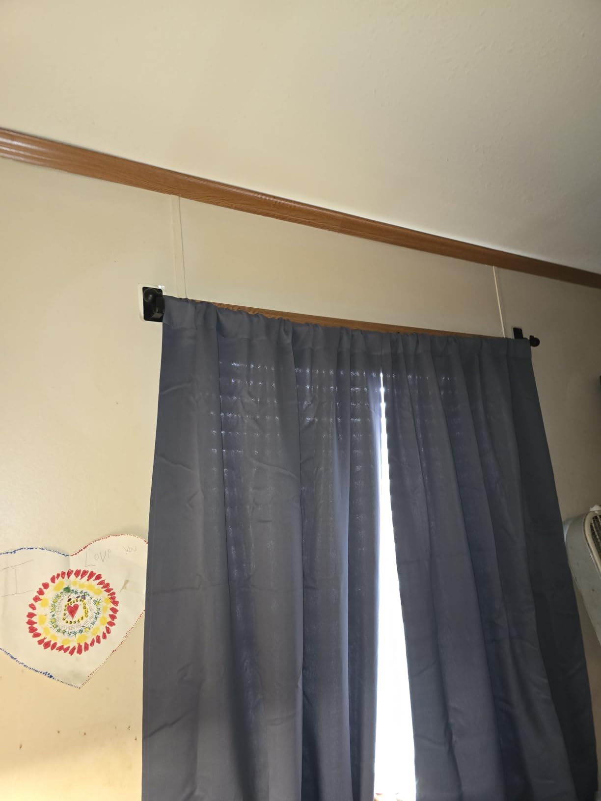 Black Blackout Curtains 84 Inch Length 2 Panels Set Soft Solid Thermal Insulated Room Darkening Curtains for Bedroom Living Room Rod Pocket Drape Black customer photo 1
