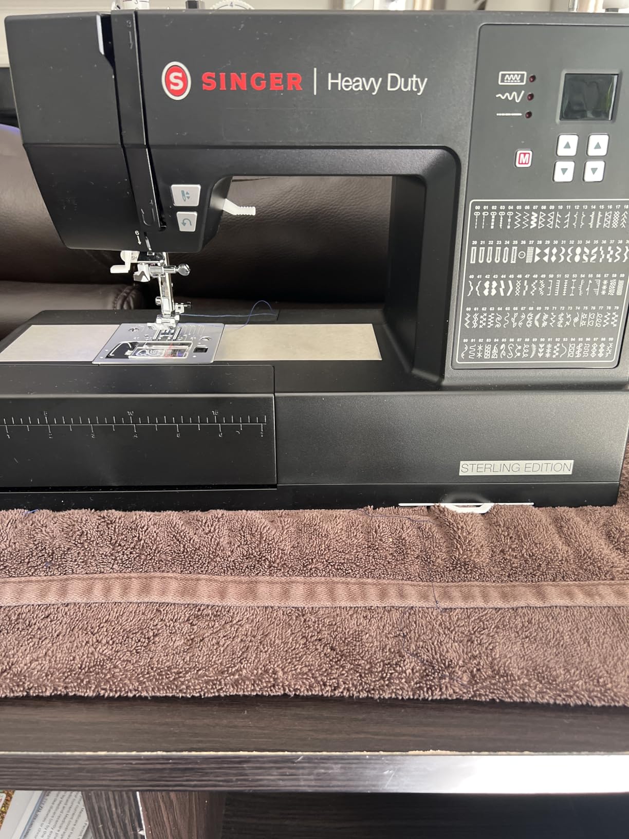 SINGER Heavy Duty 6600C Sterling Computerized Sewing Machine + Accessory - 100 Built-in Stitches, 215 Stitch Applications, 60% More Power, 1100 Stitches/Min, Metal Frame, 6 One-Step Buttonhole customer photo 1