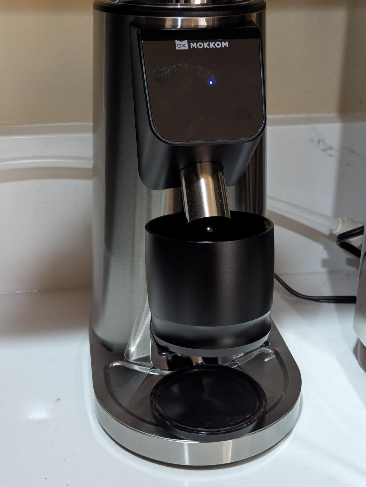MOKKOM 64mm Flat Burr Coffee Grinder,Espresso Grinder,100 Grind Settings customer photo 2