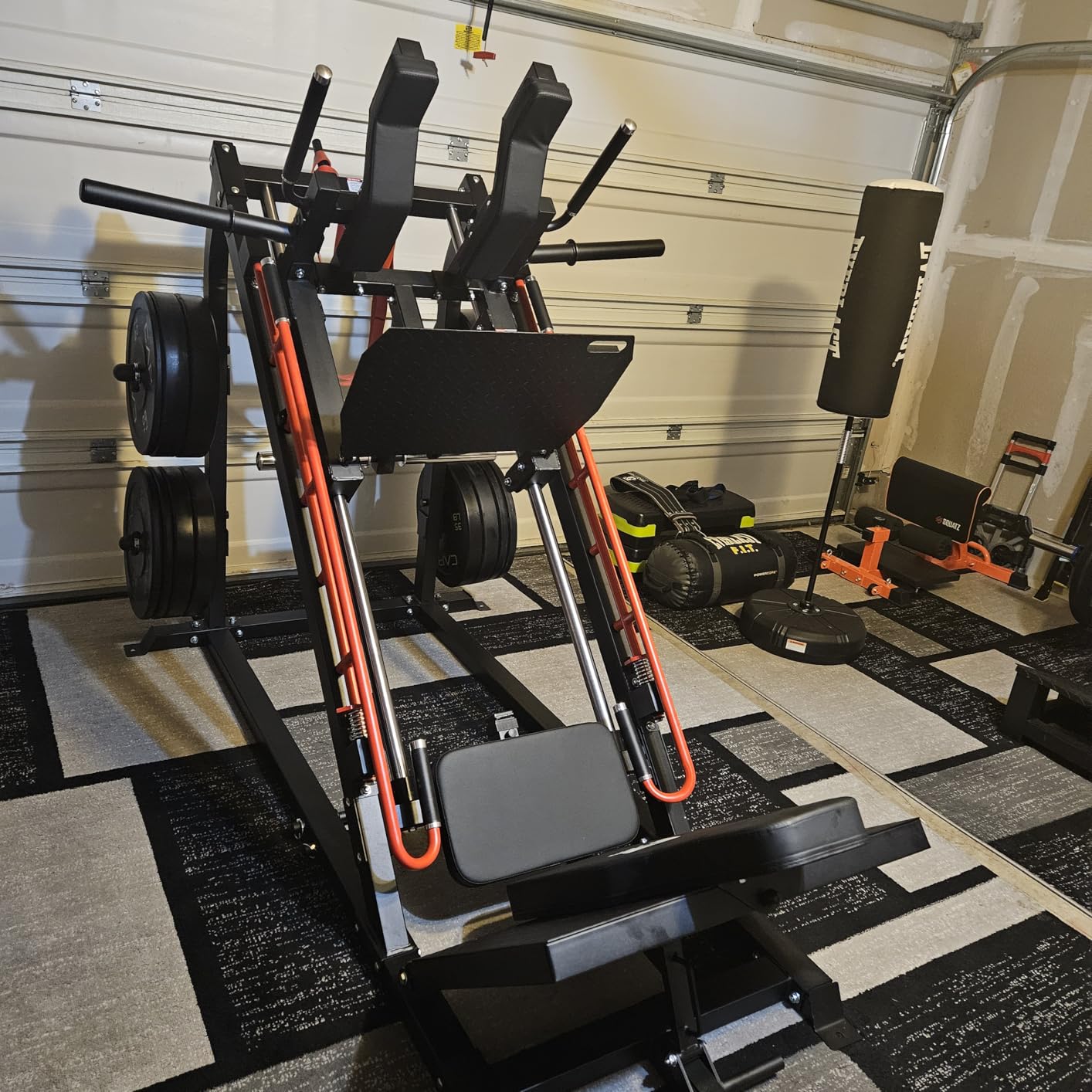 RitFit Gazelle Pro 3-in-1 Leg Press & Hack Squat Machine, 2000LB Capacity | High-Tensile Steel Frame with Roller Bearings, Adjustable Angles and Weight Storage, Space-Saving Design customer photo 2