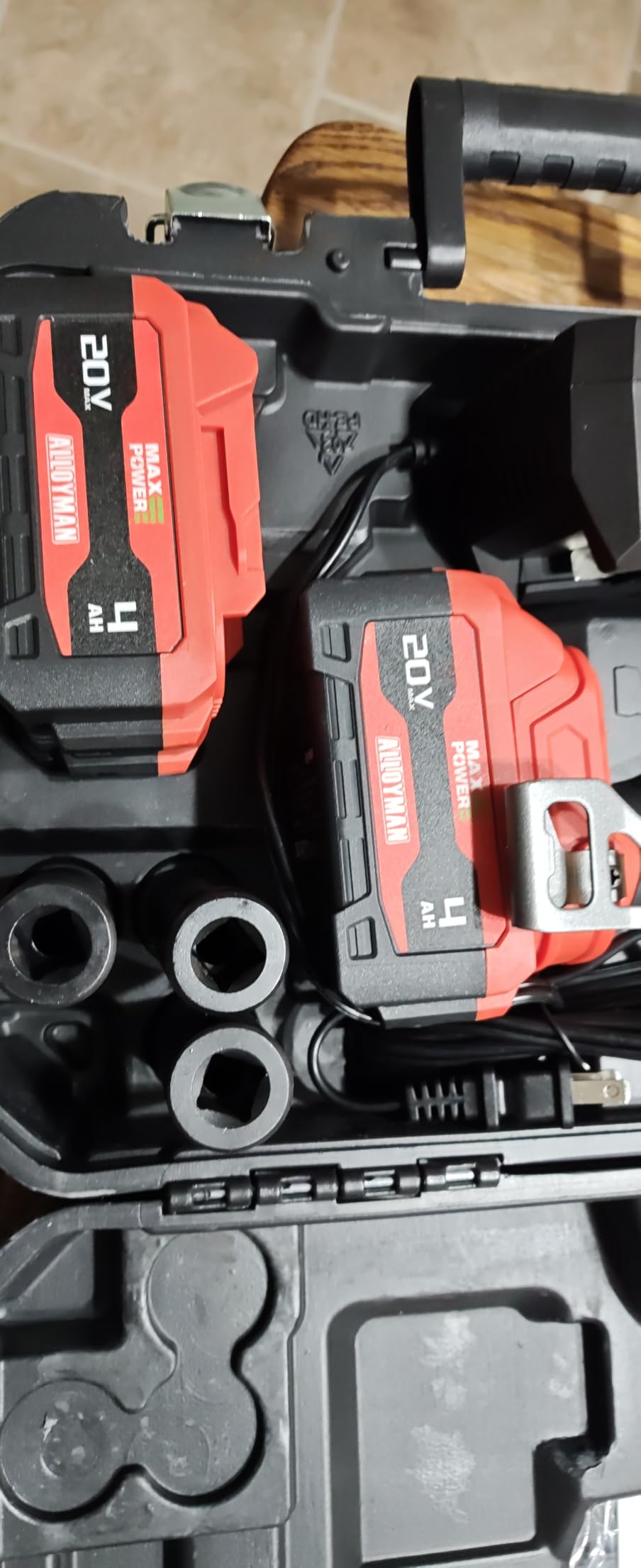 Alloyman Cordless Impact Wrench 1500 FT-LBS(2000N.M),1/2