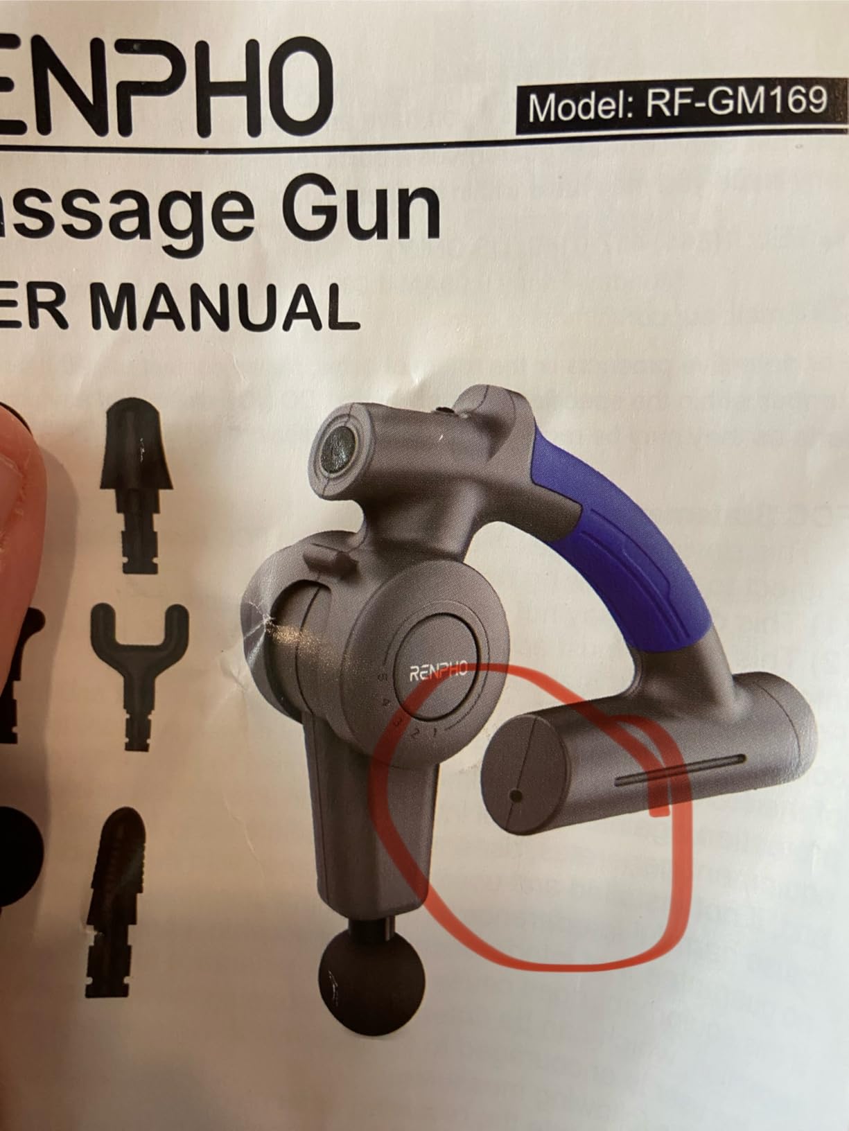 RENPHO Active Thermacool Massage Gun Deep Tissue with Heat & Cold, 5 Speeds | Back Massager for Deep Tissue Muscle Relief, Percussion, Gift For Men, Women & Athletes, FSA Eligible HSA, Carry Case customer photo 2