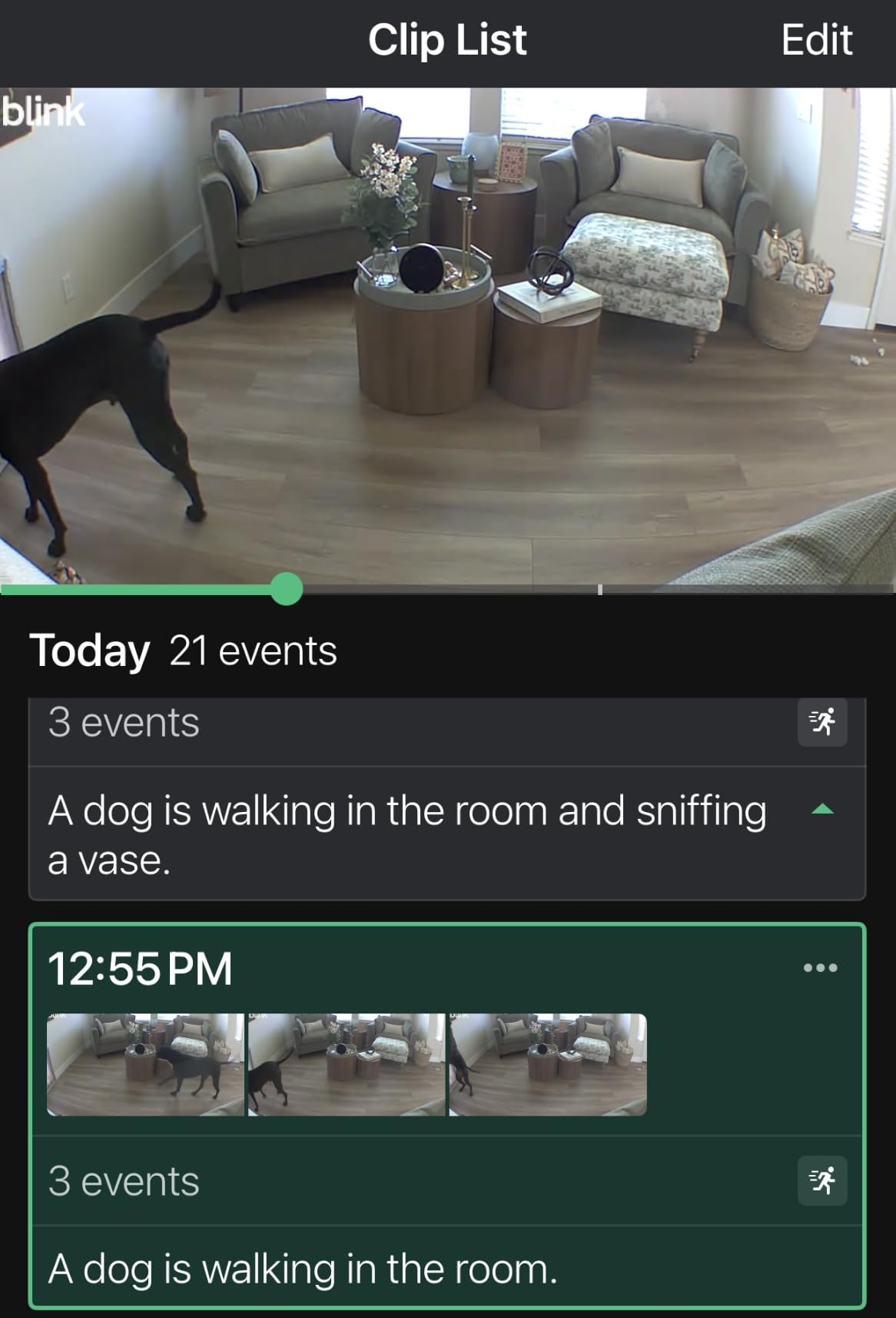 Blink Mini 2K+ (newest model) - Plug-in Home & Pet Indoor Security Camera with 2K video resolution, night vision, enhanced audio, motion detection - 1 camera (Black) customer photo 2