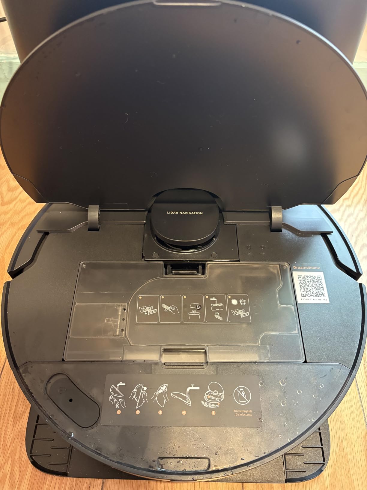 DREAME D20 Plus Robot Vacuum and Mop, 13,000Pa Suction, Self-Emptying with 5L Dust Bag, DuoBrush for Pet Hair, LDS Mapping, App & Voice Control, 5200mAh Battery, Ideal for Hard Floors & Carpets customer photo 2