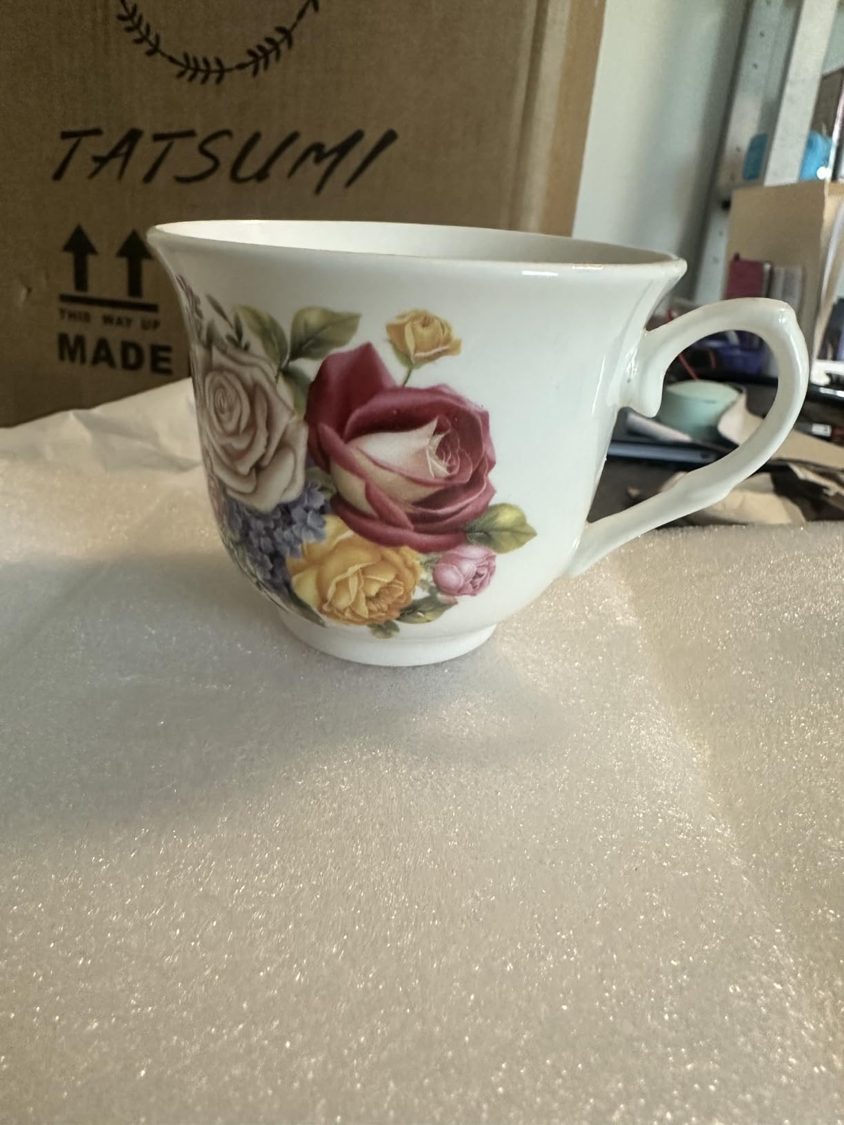 20-Pieces Porcelain Tea Sets For Women, Tea Set For Adult with Golden Metal Rack,Tea Gift Sets for Home&Party(012) customer photo 2