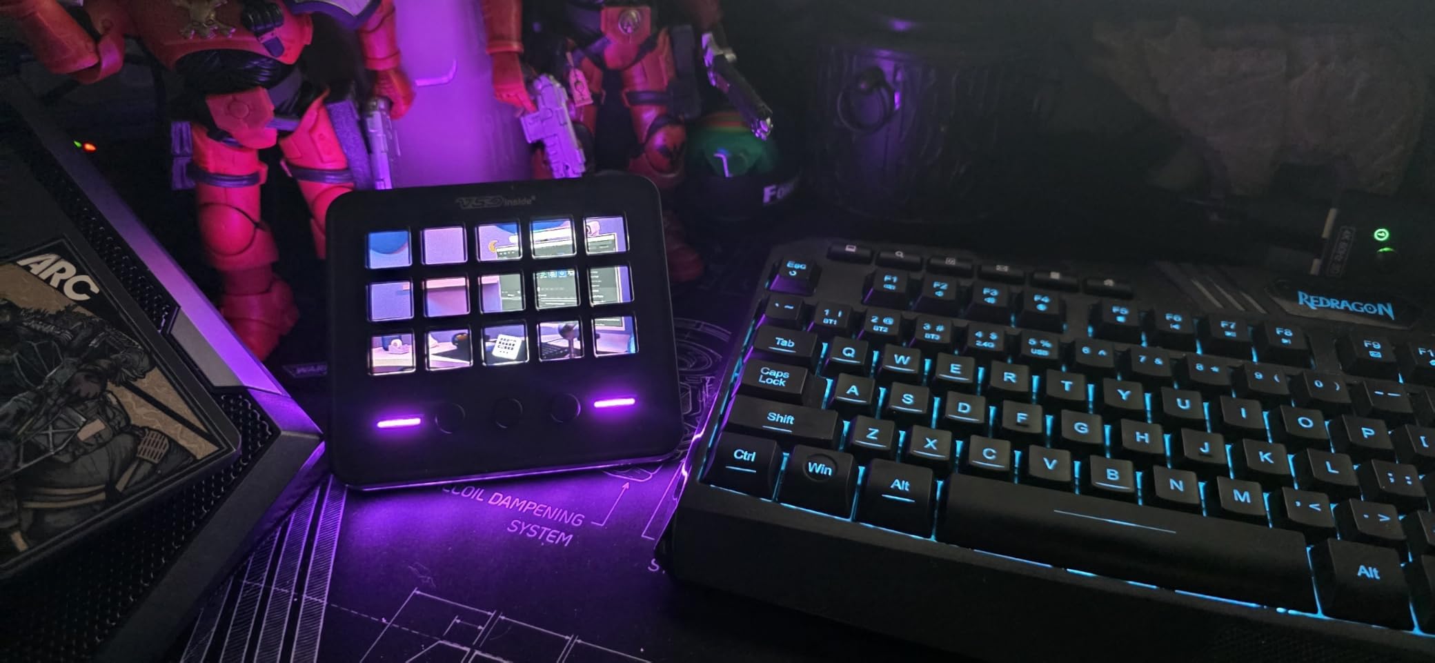 VSDINSIDE Macro Keypad, Stream Controller Deck Gaming Streaming Shortcut Keyboard customer photo 1