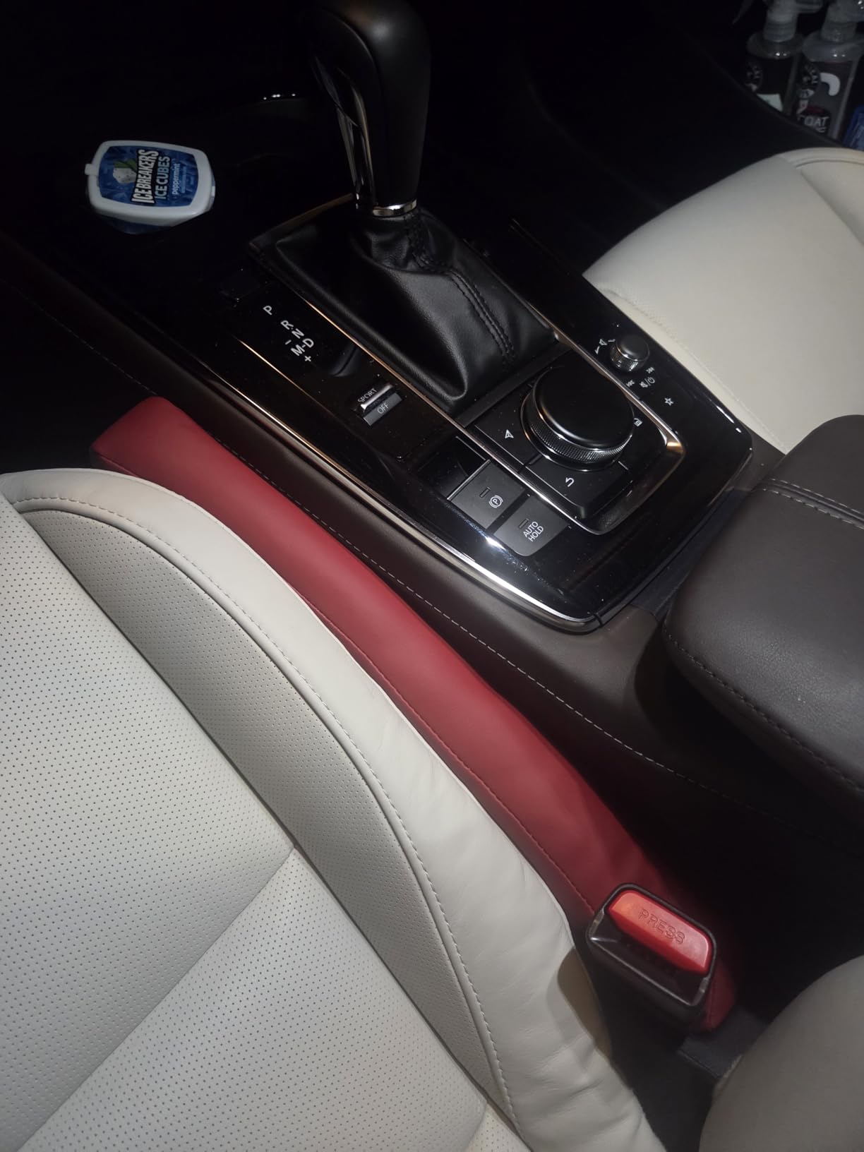 Car Seat Gap Filler 2 Pack, Faux Leather Strip/Plug Console Blockers for Cars, Trucks, SUVs, Adjustable Width 1.4-2.4 Inch, Universal Fit Prevents Items Falling Between Seats customer photo 2